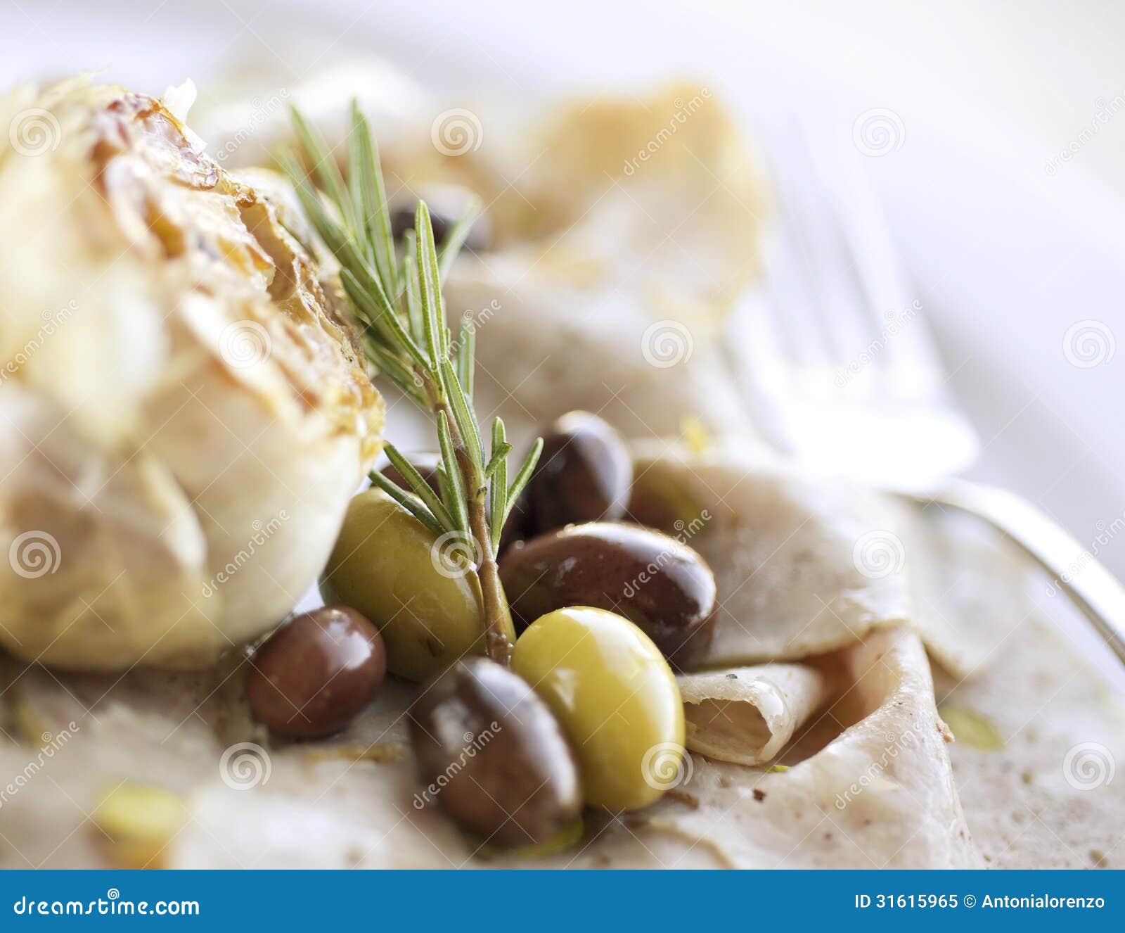 Roasted Garlic and Olive Appetizer Stock Image Image of cooking