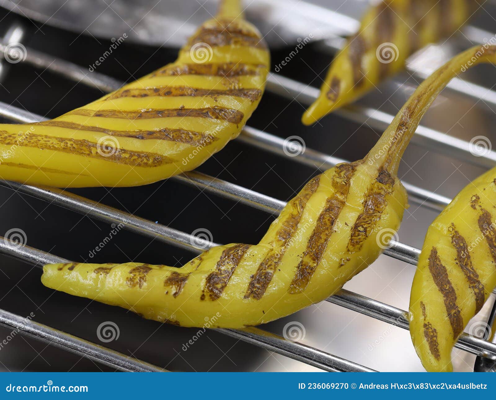 Roasted Green Peppers on Grill, Close Up Stock Photo Image of ajvar