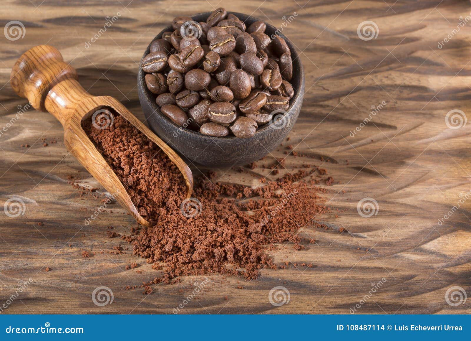 Roasted and ground coffee stock photo. Image of coffee 108487114