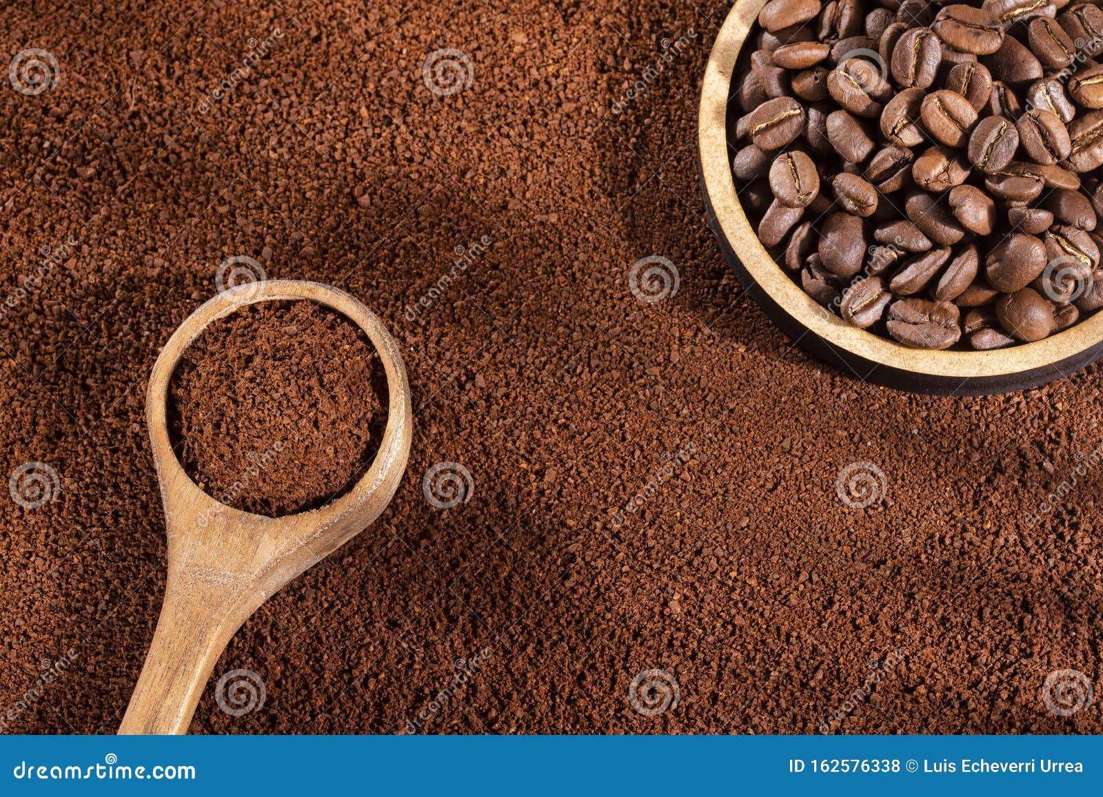 Roasted and Ground Coffee Coffea Stock Photo Image of powder