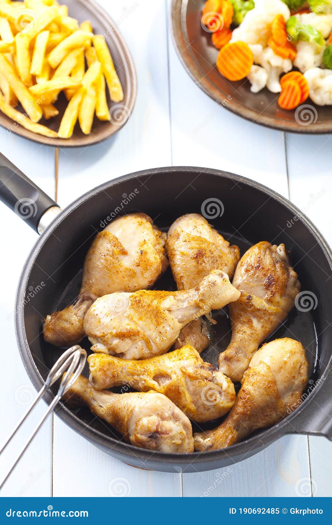 Roasted Marinated Chicken Drumsticks Stock Image Image of meal, lunch