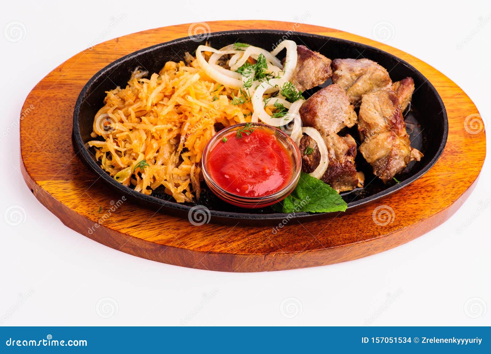 Roasted Meat with Vegetables and Potato Stock Photo - Image of dinner