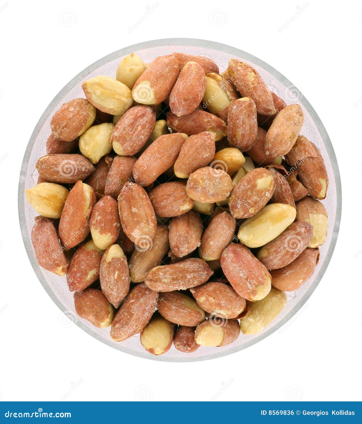 Roasted peanuts in bowl stock photo. Image of fruit, bowl 8569836