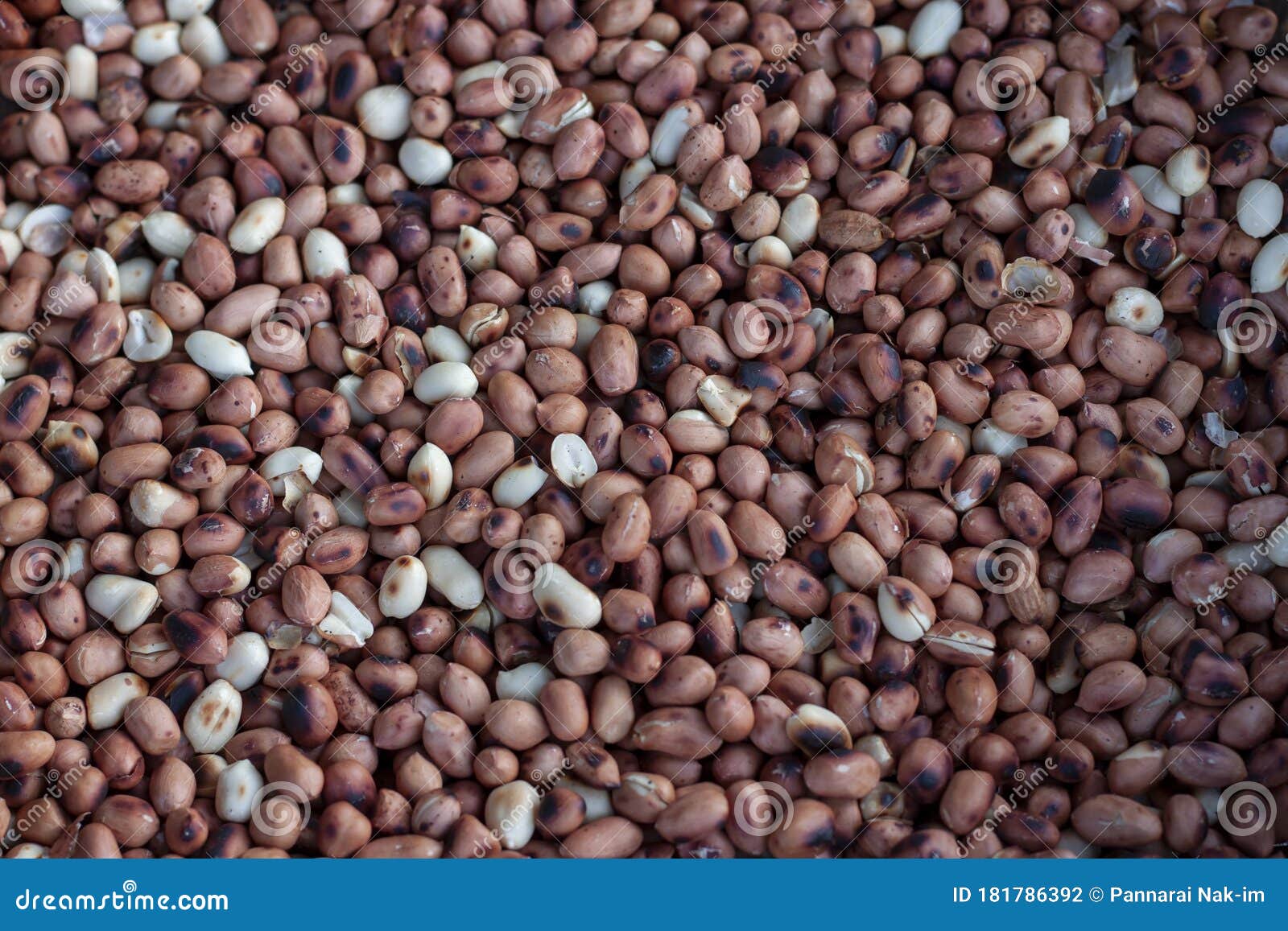 Roasted Peanuts are Prepared for Cooking. Stock Photo Image of brown