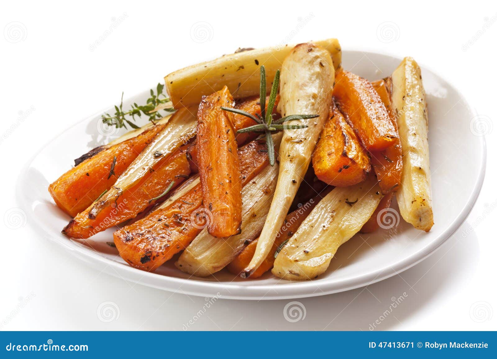 roasted root vegetables in white dish 