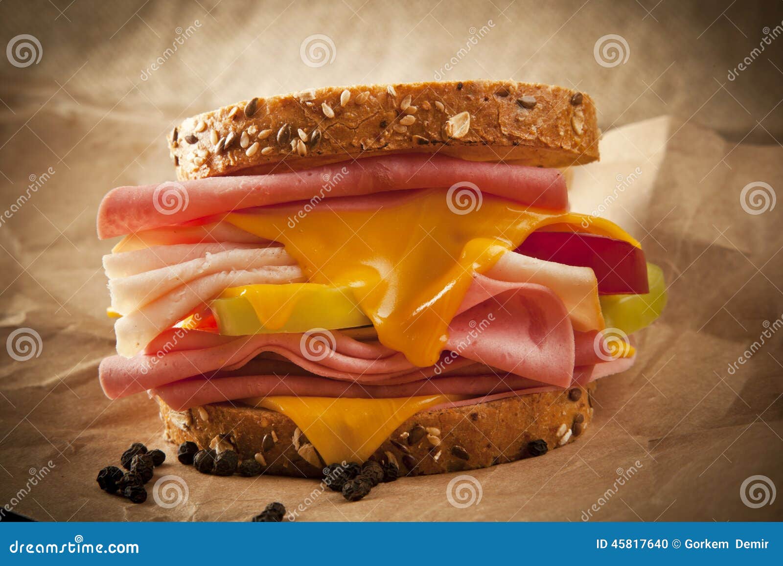 Roasted Salami Grilled Beef Meat and Vegetables Stock Photo Image of