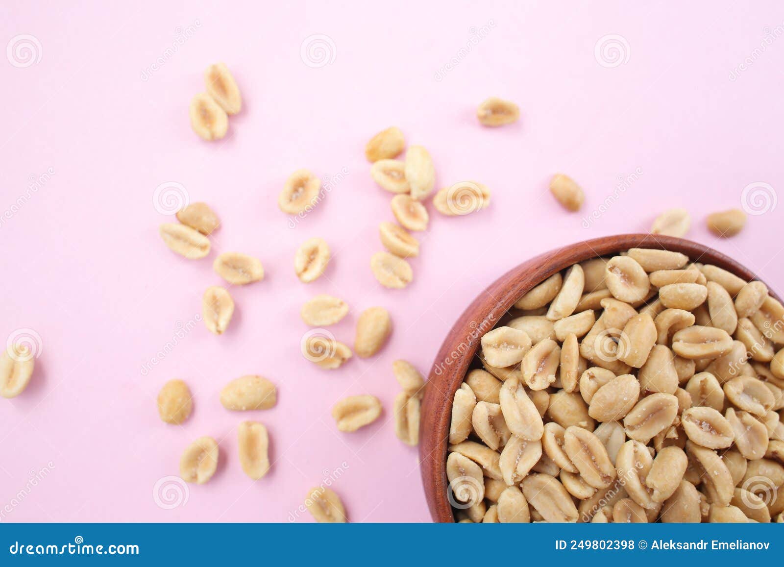 Roasted peanuts stock photo. Image of food, protein 249802398