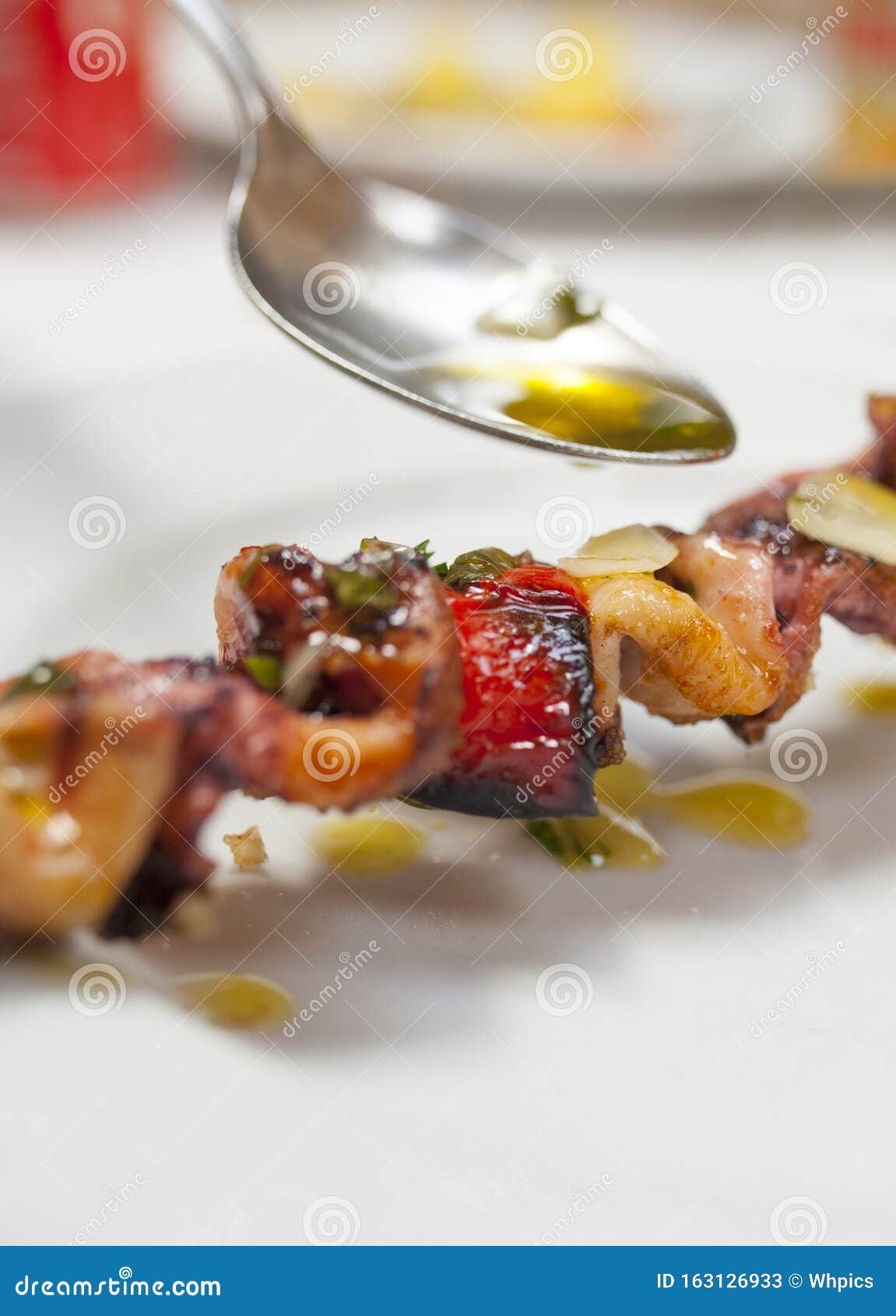 roasted squid brochette