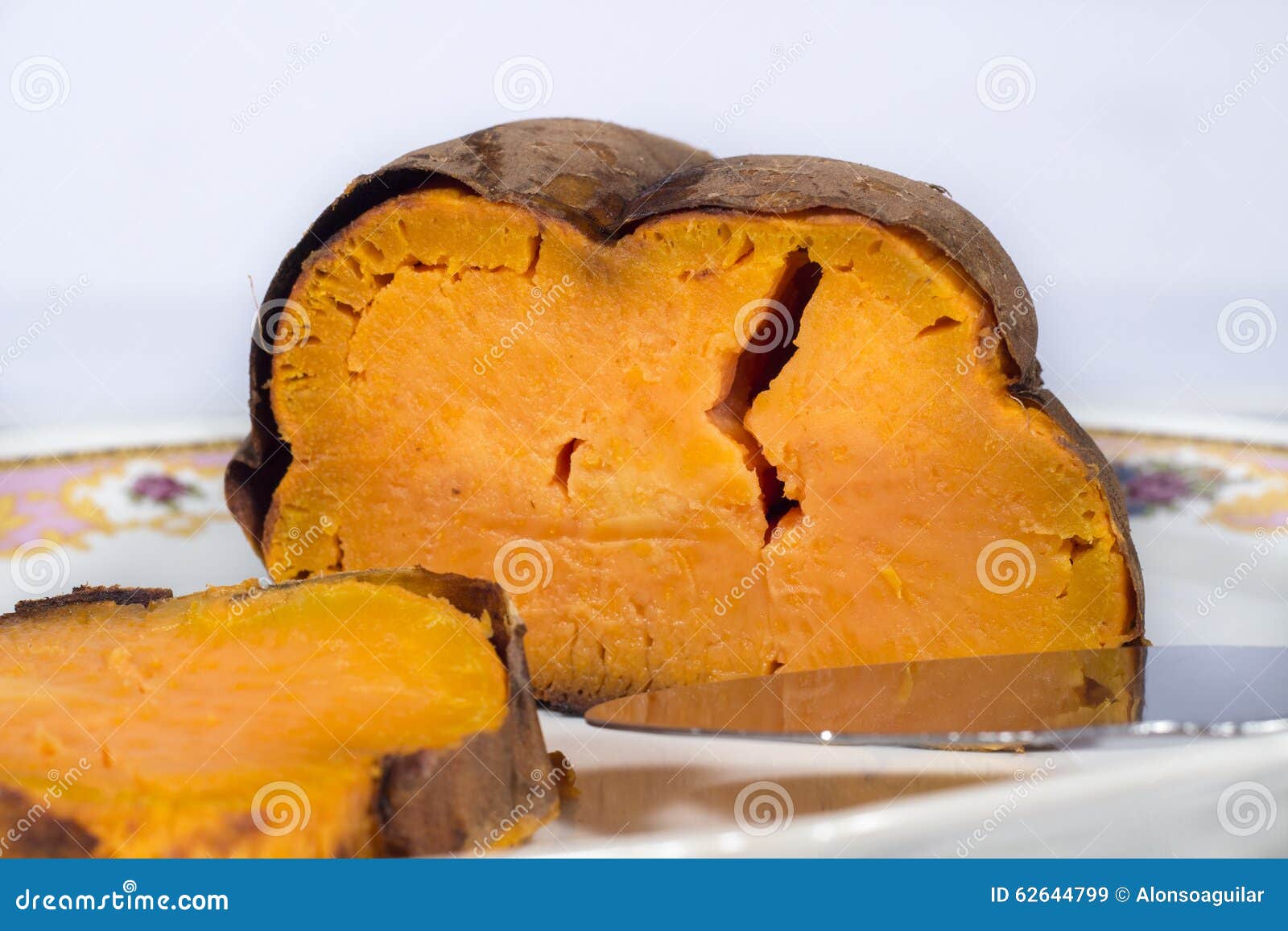 Roasted Sweet Potato In Ceramic Tray Stock Image Image Of Dish Root 62644799,Potato Bread Nutrition