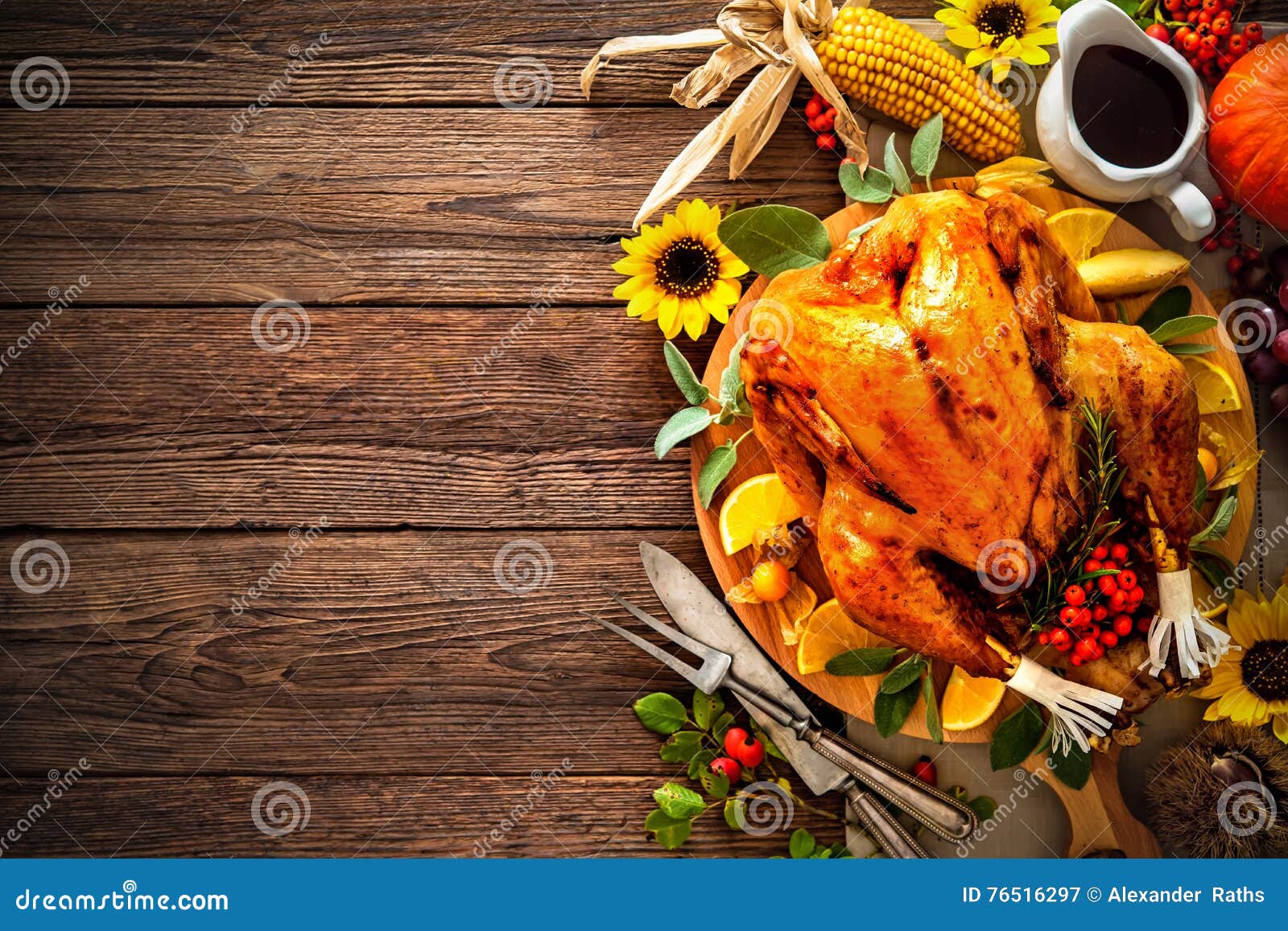 Roasted Thanksgiving Turkey Stock Image - Image of cooking, dinner ...