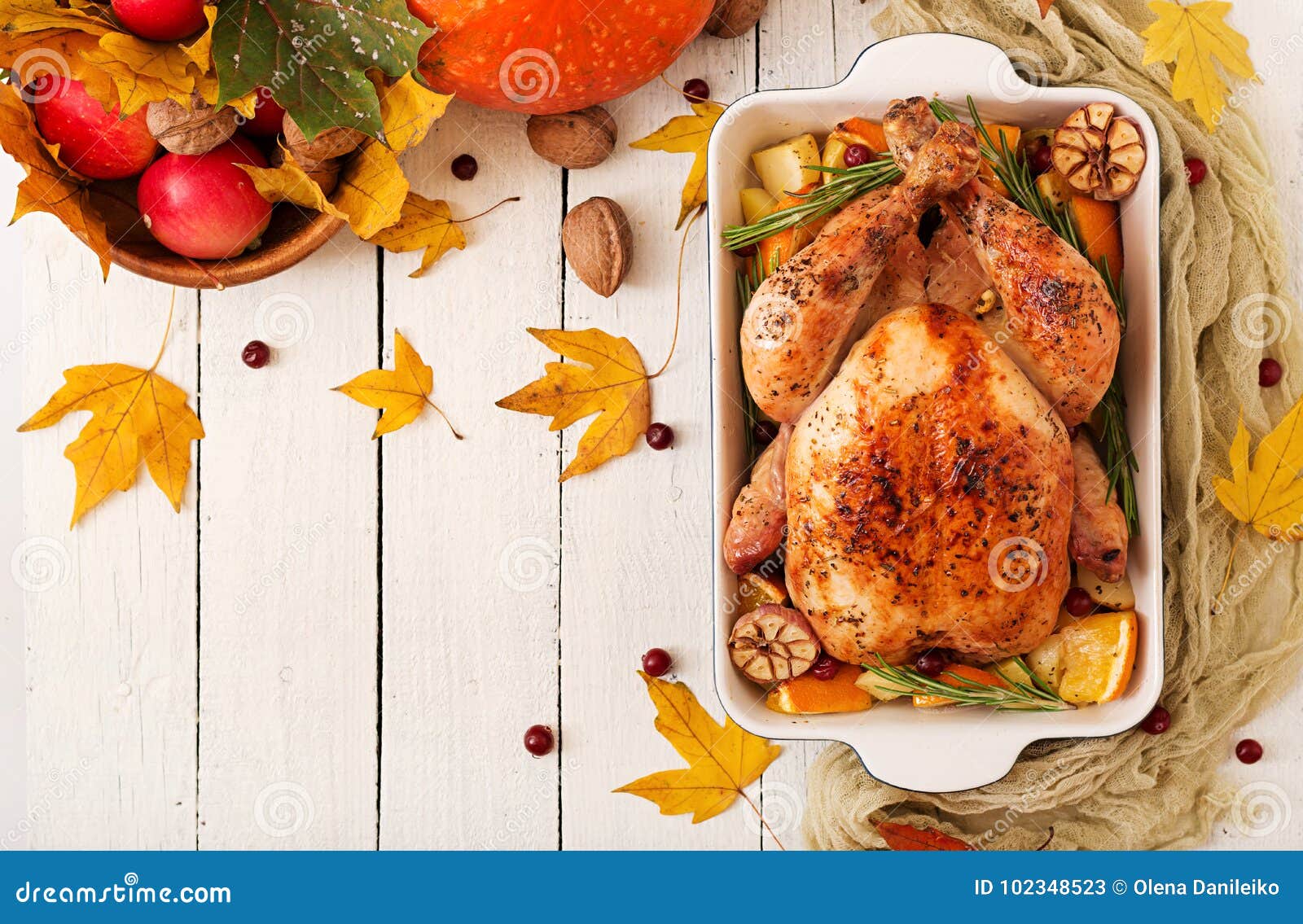 Roasted Turkey. Thanksgiving Day. Stock Image - Image of background ...