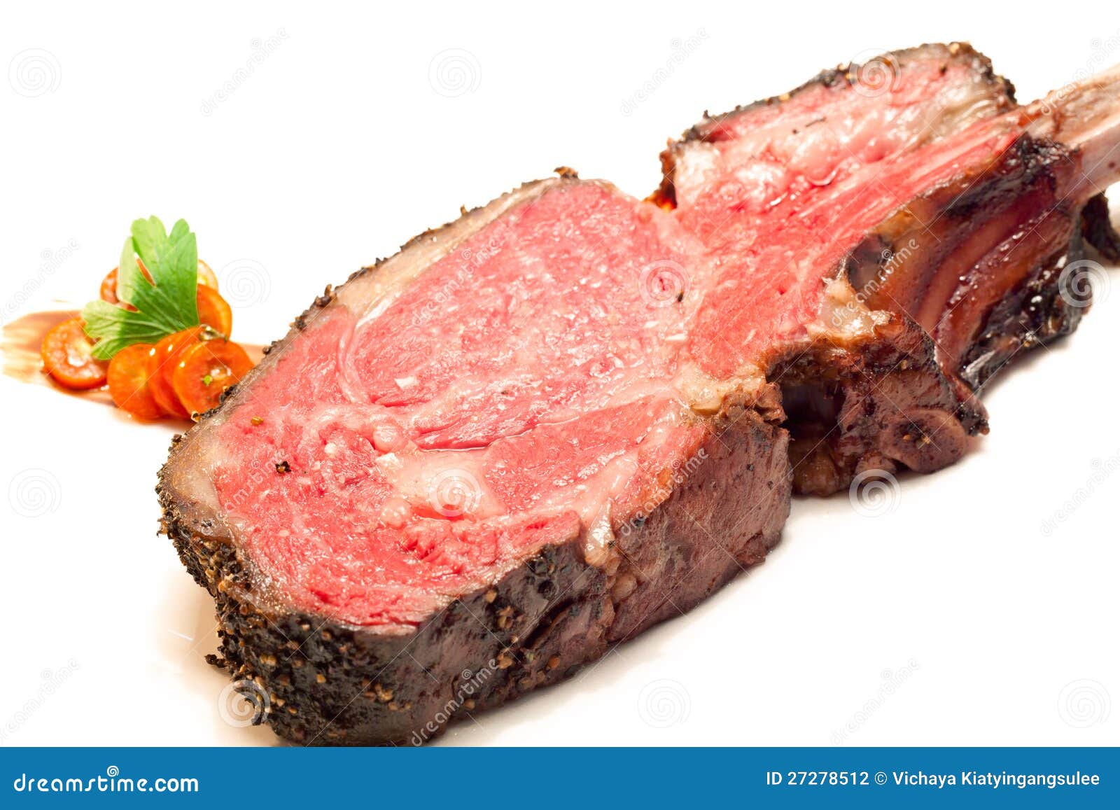 Roasted Wagyu beef steak stock photo. Image of cooked 27278512