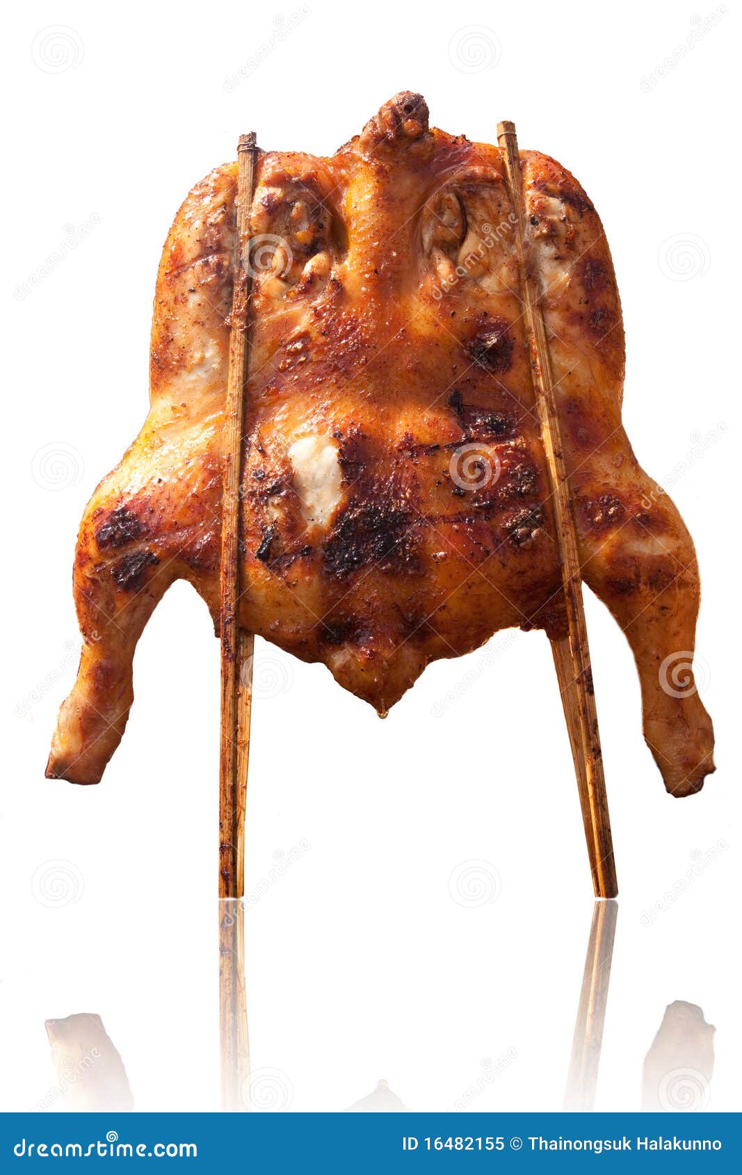 Roasting chicken stock image. Image of pieces, barbeque 16482155