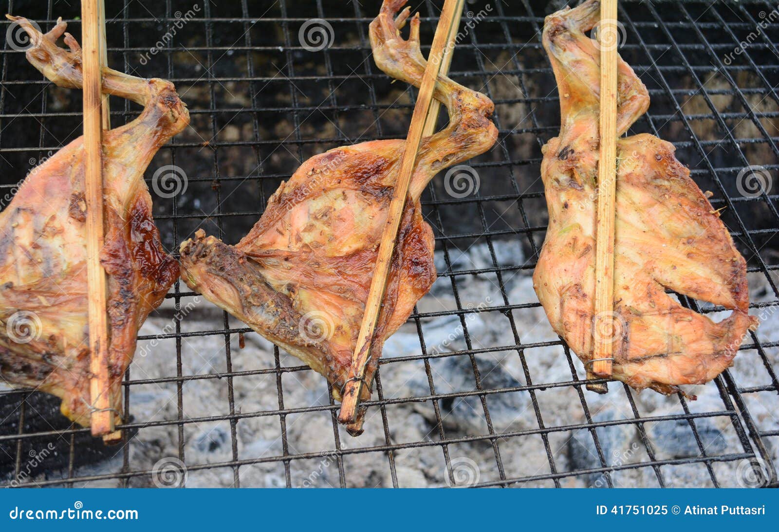 Roasting chicken stock image. Image of cuisine, asia 41751025