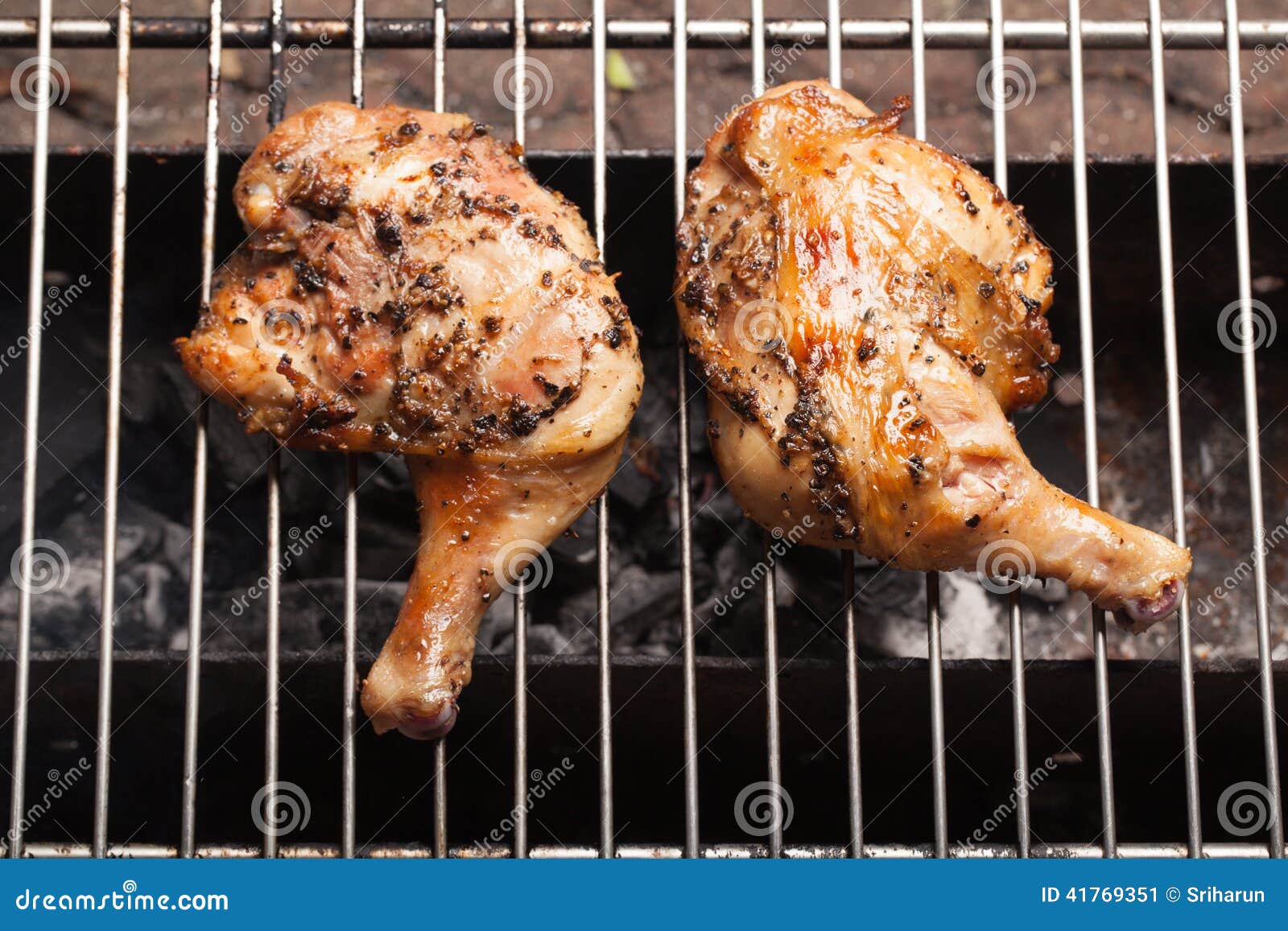 Roasting chicken stock image. Image of meal, grill, party 41769351