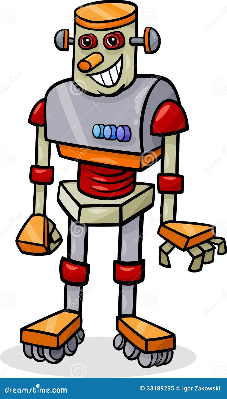Jogo De Sombras Com Personagem De Desenho Animado Robô Dróide