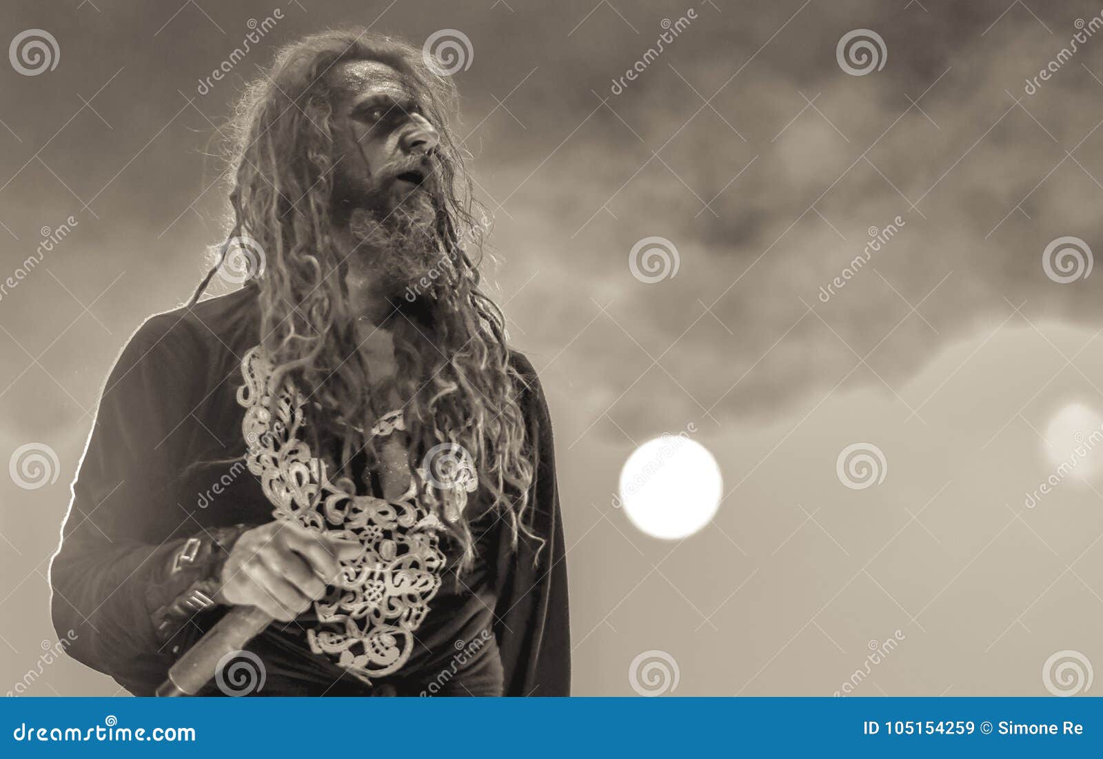 Rob Zombie Live Concert 2017 Editorial Stock Image Image of band