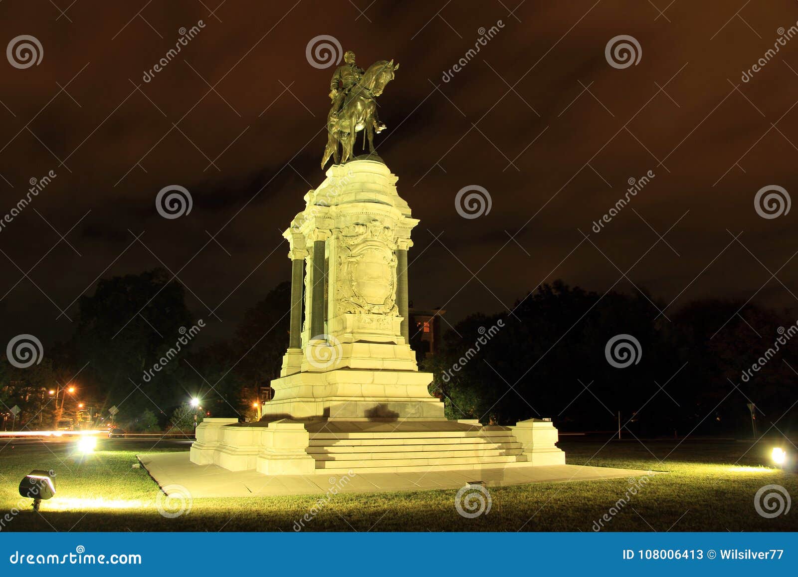 Robert E Lee Monument image stock. Image du confédération 108006413