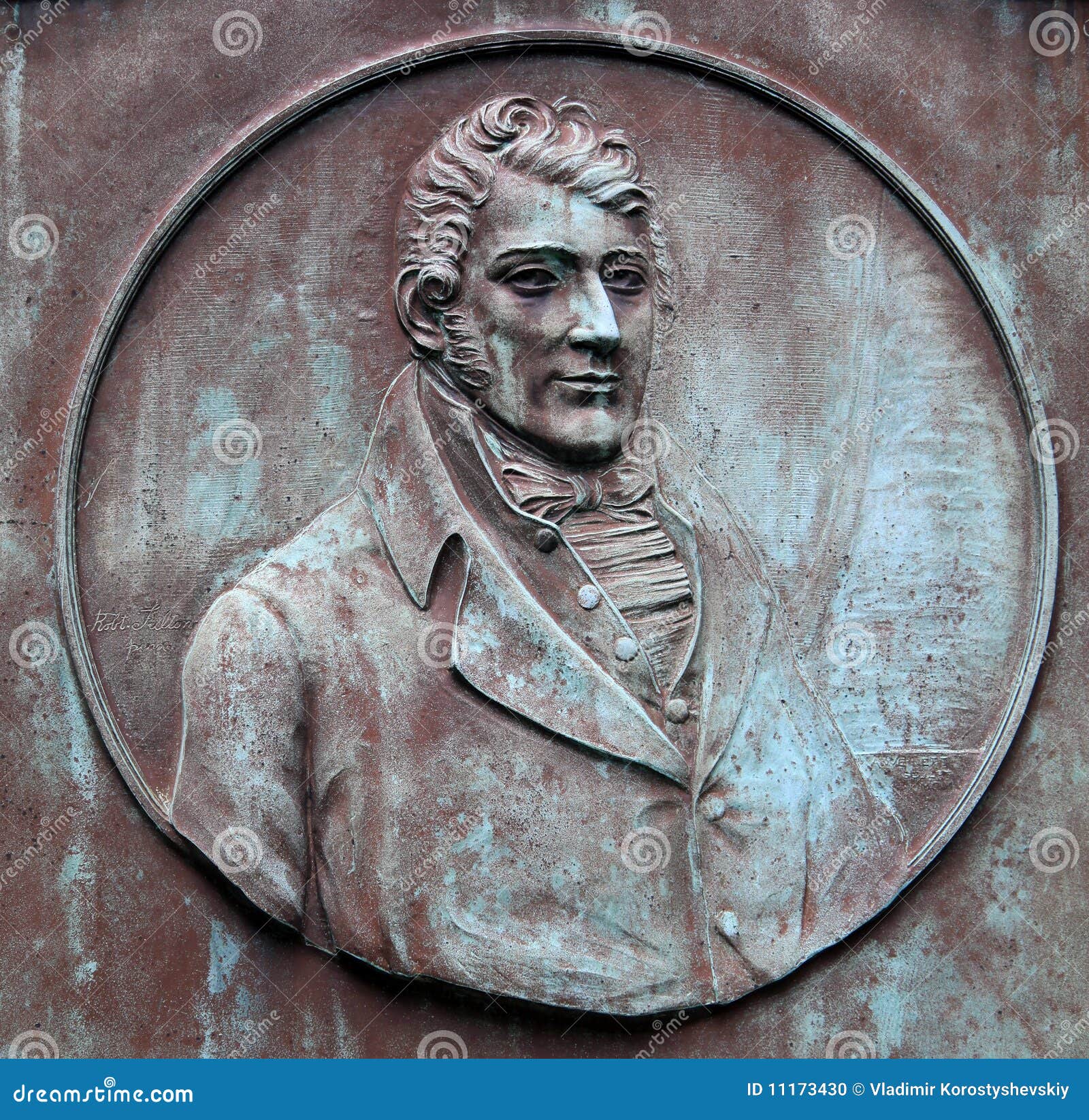 Robert Fulton stock photo. Image of bronze, inventor 11173430