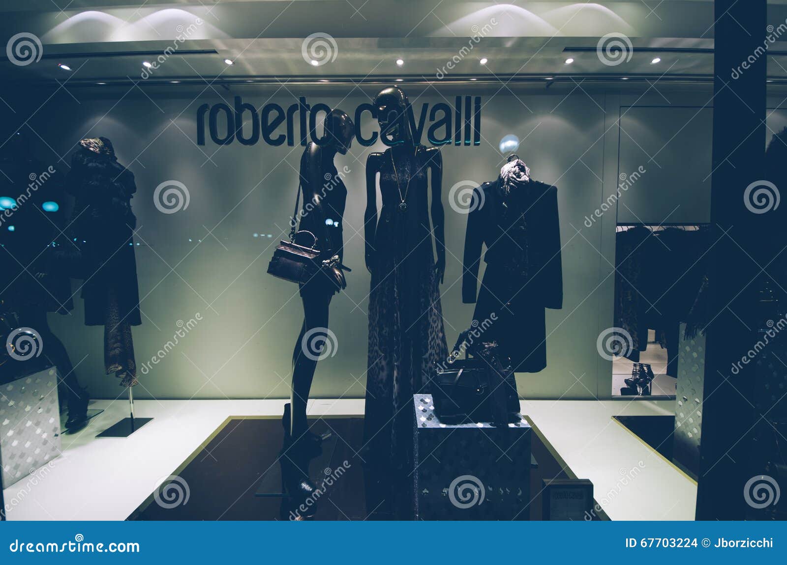 Roberto Cavalli, Shop Window, Editorial Stock Image - Image of ...