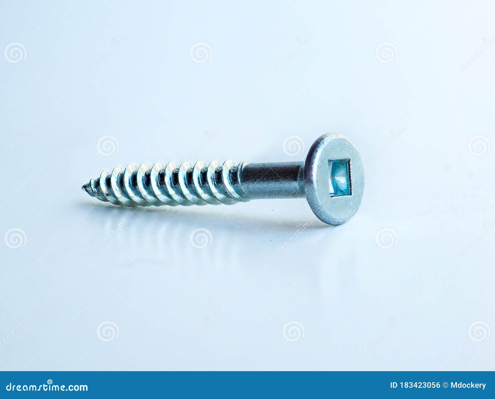 Robertson Square with Countersunk Head Stock Photo Image of pointy
