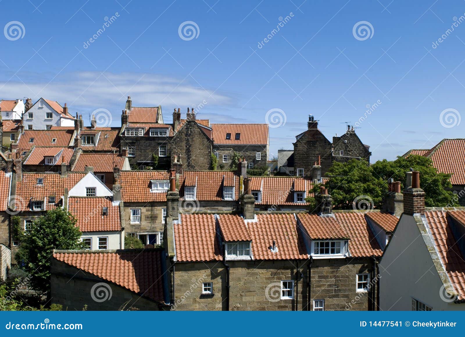 Robin Hoods Bay Homes and Roofs Stock Image Image of homes, robin