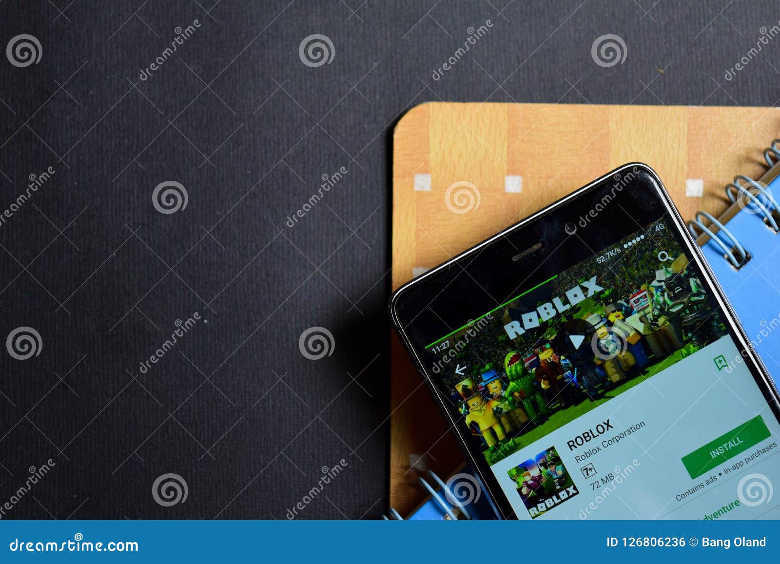 Roblox Dev App On Smartphone Screen Editorial Photo Image - install roblox app