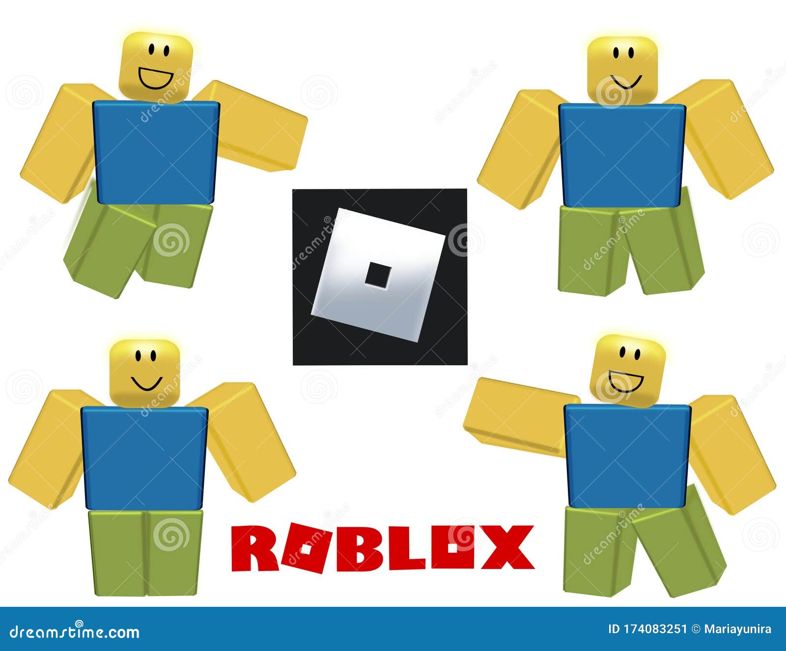 Roblox Noob PNG Isolated Pic