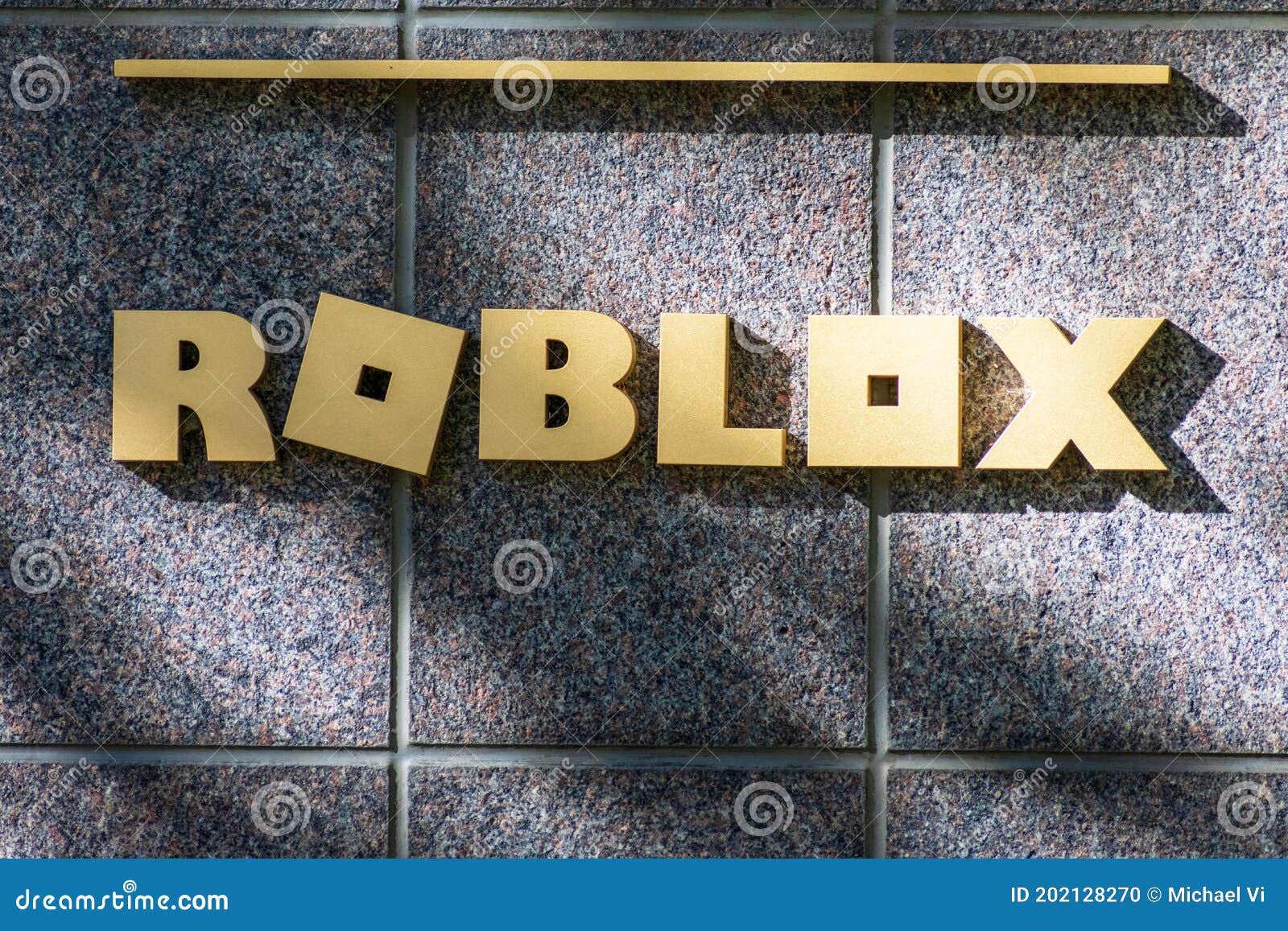 Roblox Sign Logo At Headquarters Roblox Is An Online Gaming Platform And Game Creation System Editorial Image Image Of Entrepreneurship Campus 202128270 - roblox audio logo