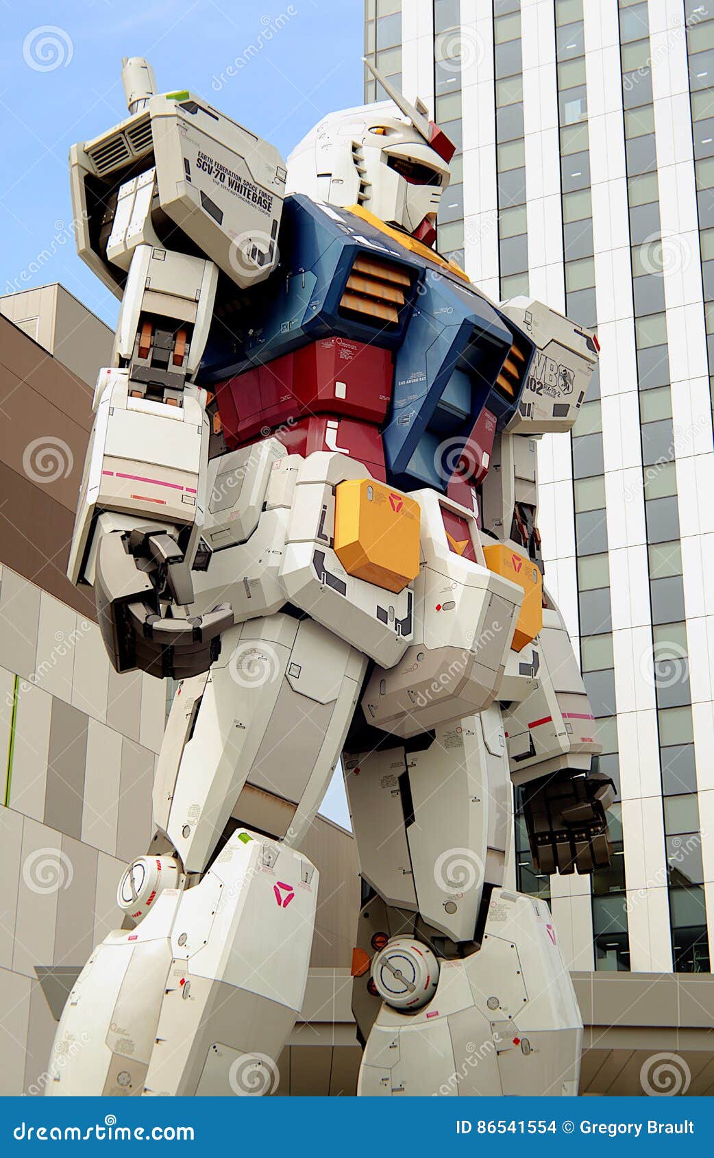 Robot Animé Japonais Géant, Le Gundam RX78 Image stock éditorial - Image du  fiction, série: 86541554