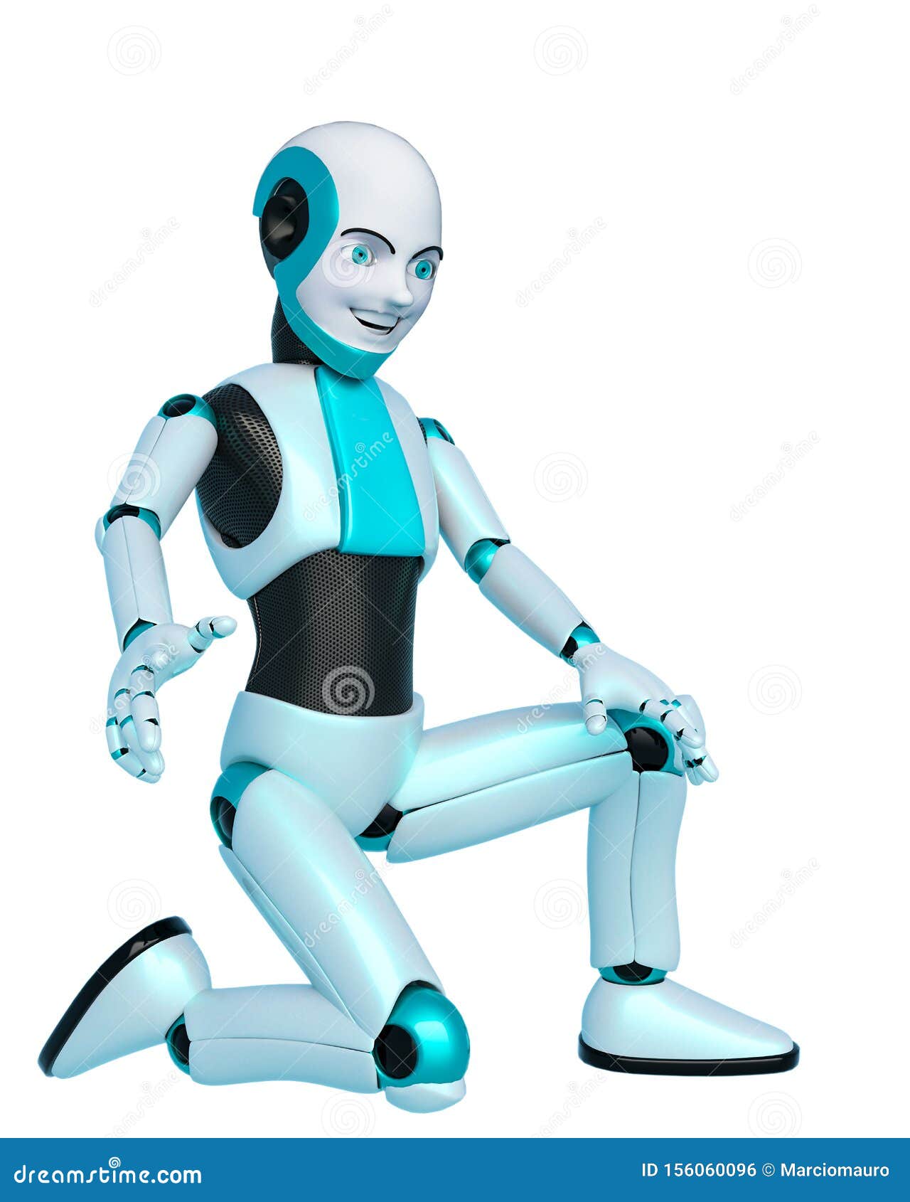 Robot Boy Cartoon is Tracking Stock Illustration - Illustration of  imagination, childhood: 156060096