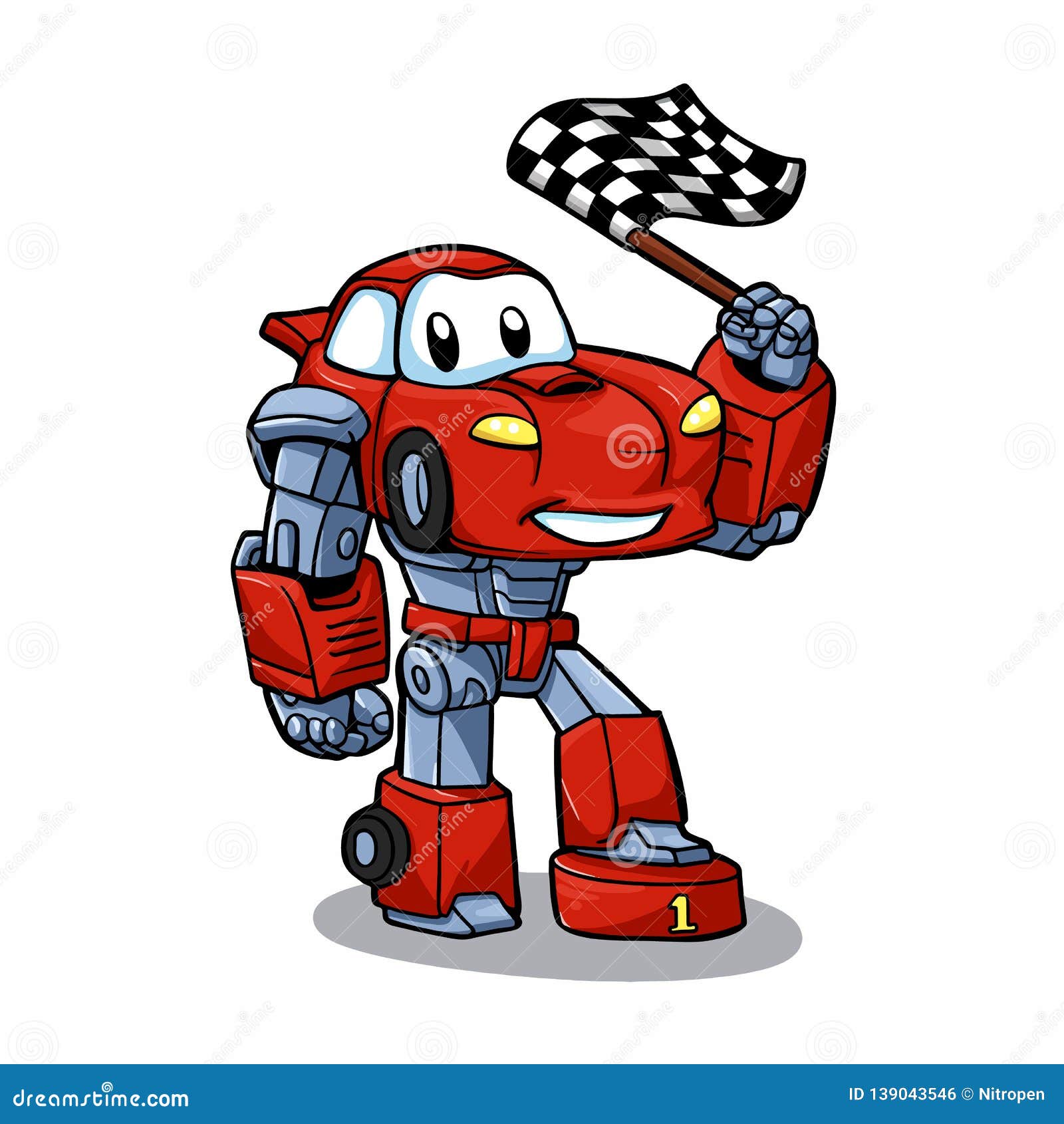 Robot Cartoon - Robots for Kids - Car Cartoon Stock Vector - Illustration  of cars, machine: 139043546