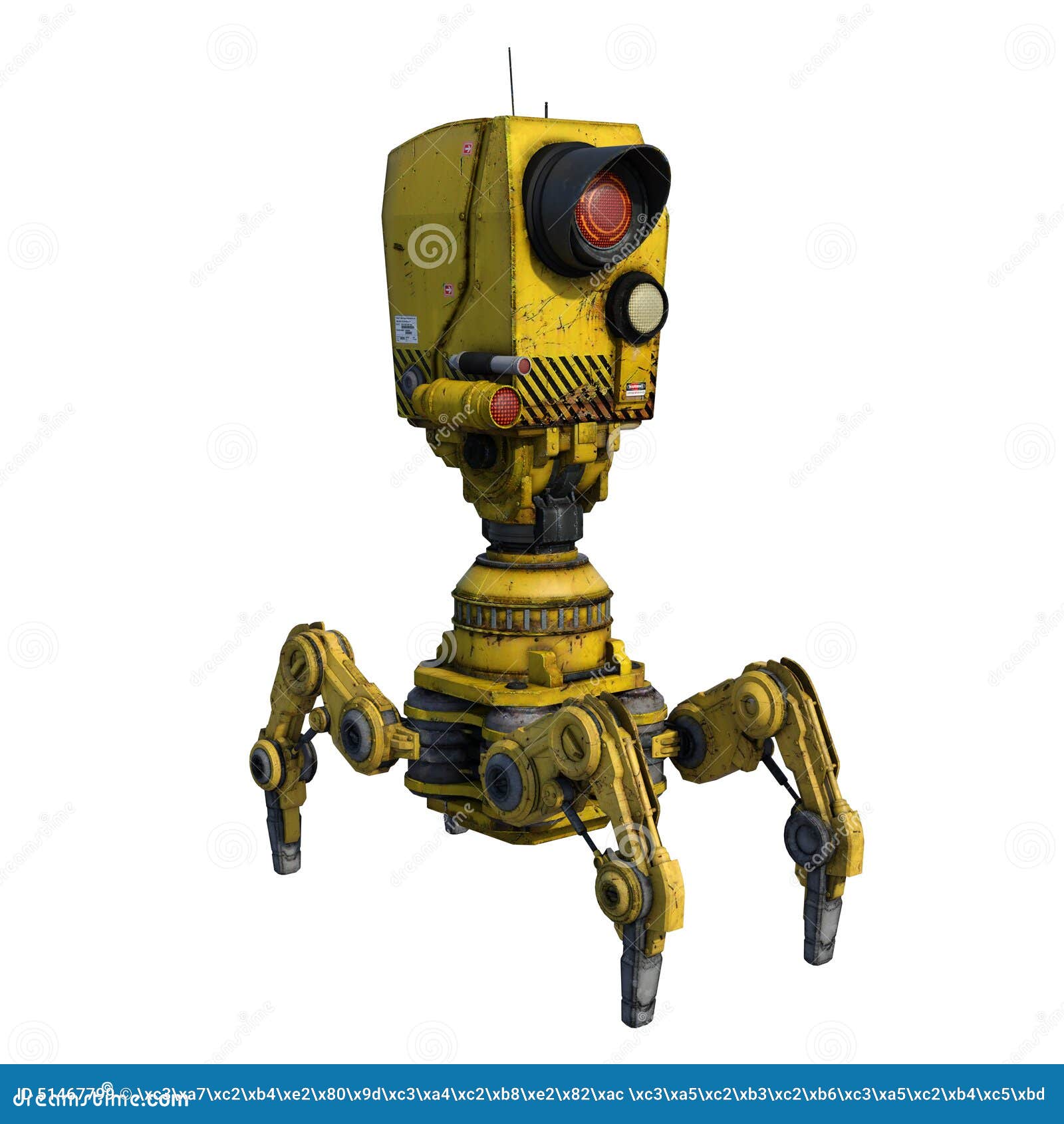 Robot D'exploration Illustration Stock Image 51467799