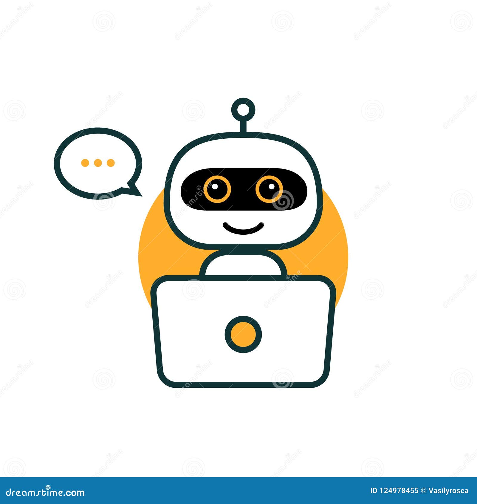 chatbot icon happy chatbot icon happy