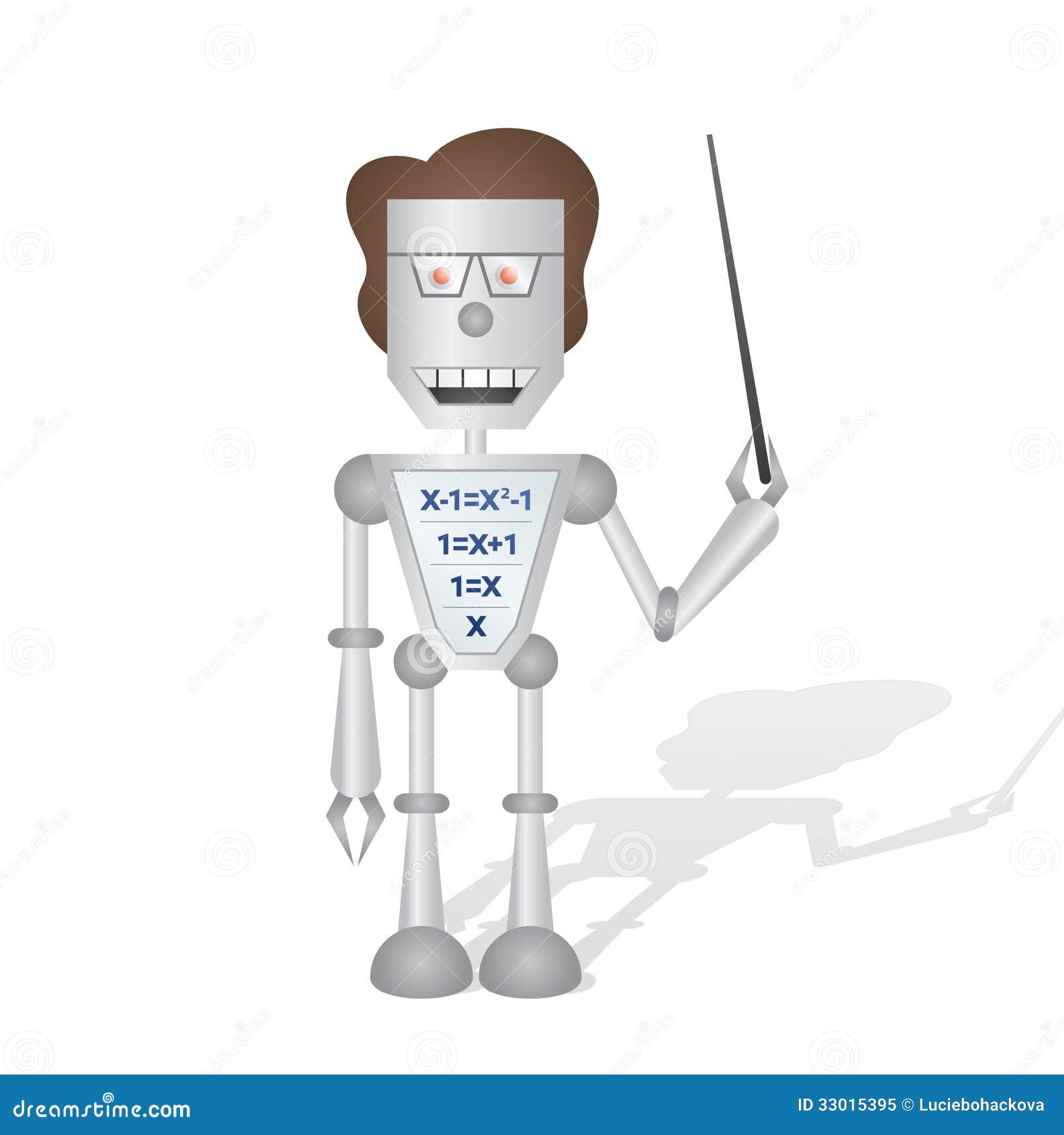 Robot Teacher Royalty Free Stock Photo Image 33015395
