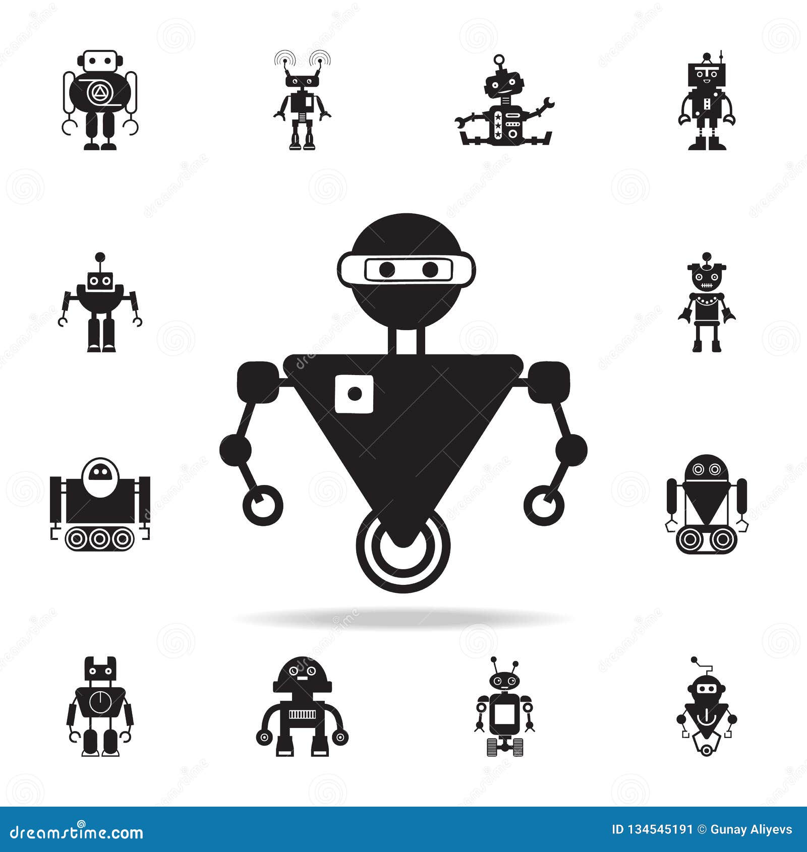 New Zealand acceptere Udvikle Robot on the Wheel Icon. Detailed Set of Robot Icons. Premium Graphic Design  Stock Illustration - Illustration of icon, vector: 134545191
