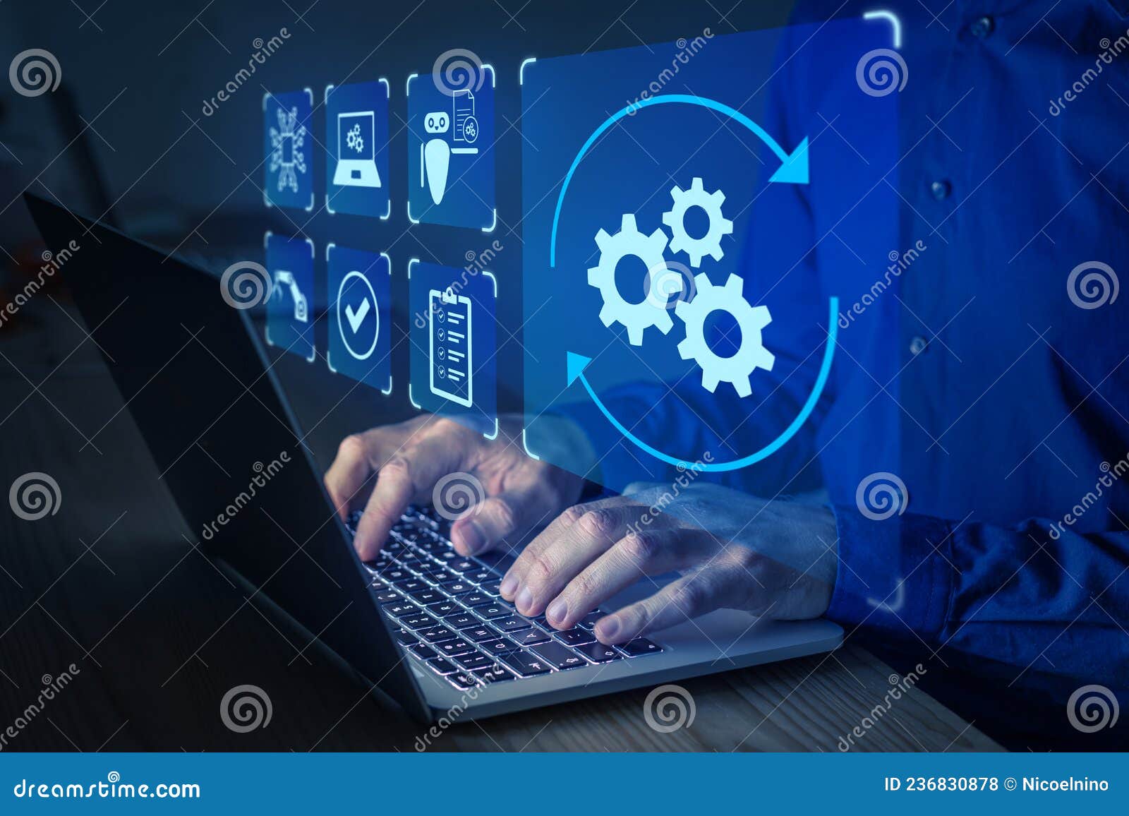 Robotic Process Automation RPA Technology To Automate Business Tasks