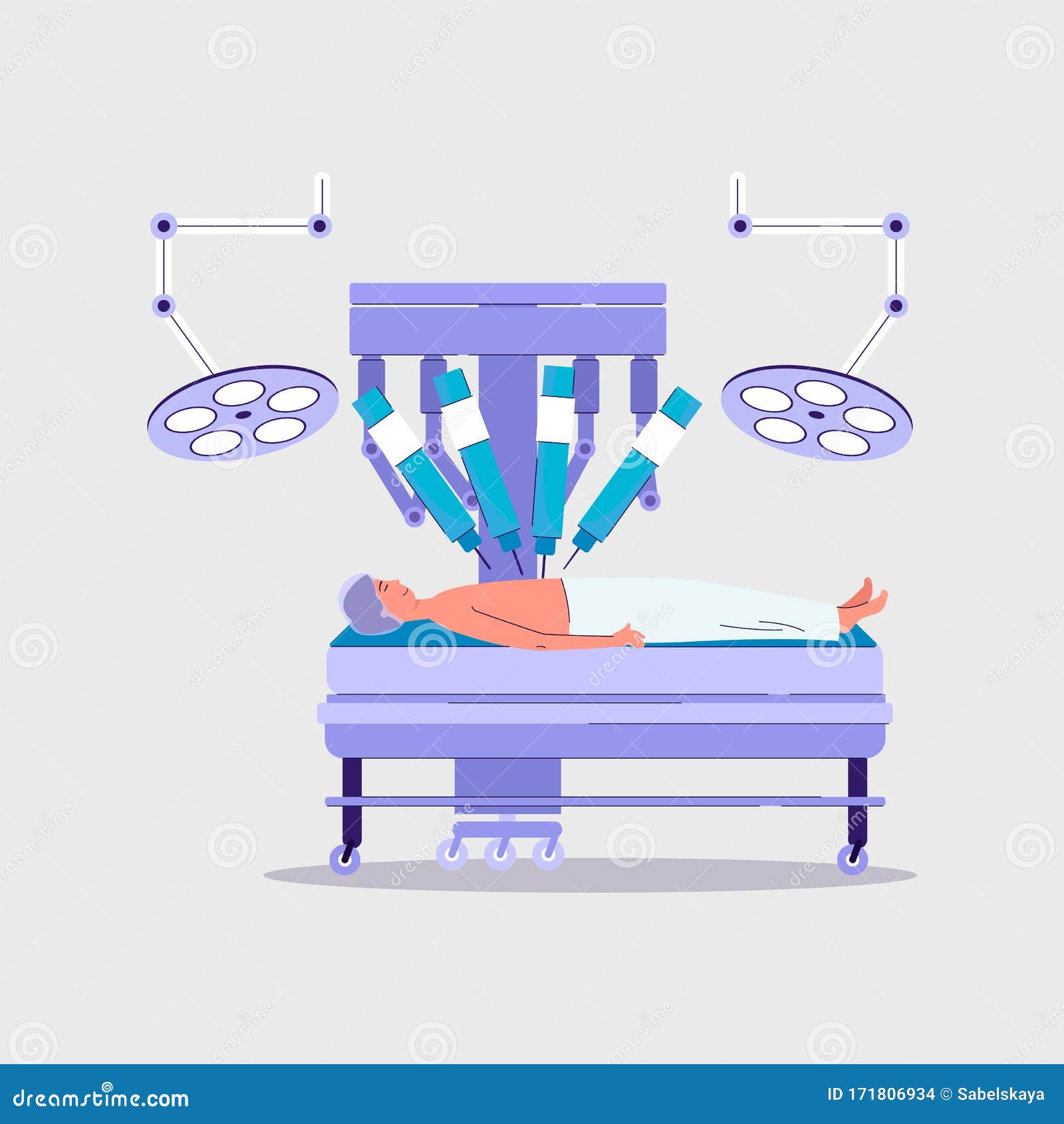 Robotic Surgery - Robot Surgeon Machine Operating on Cartoon Man Stock Vector - Illustration of medical, innovation: 171806934 Robotic Surgery - Robot Surgeon Machine Operating on Cartoon Man Stock Vector - Illustration of medical, innovation: 171806934