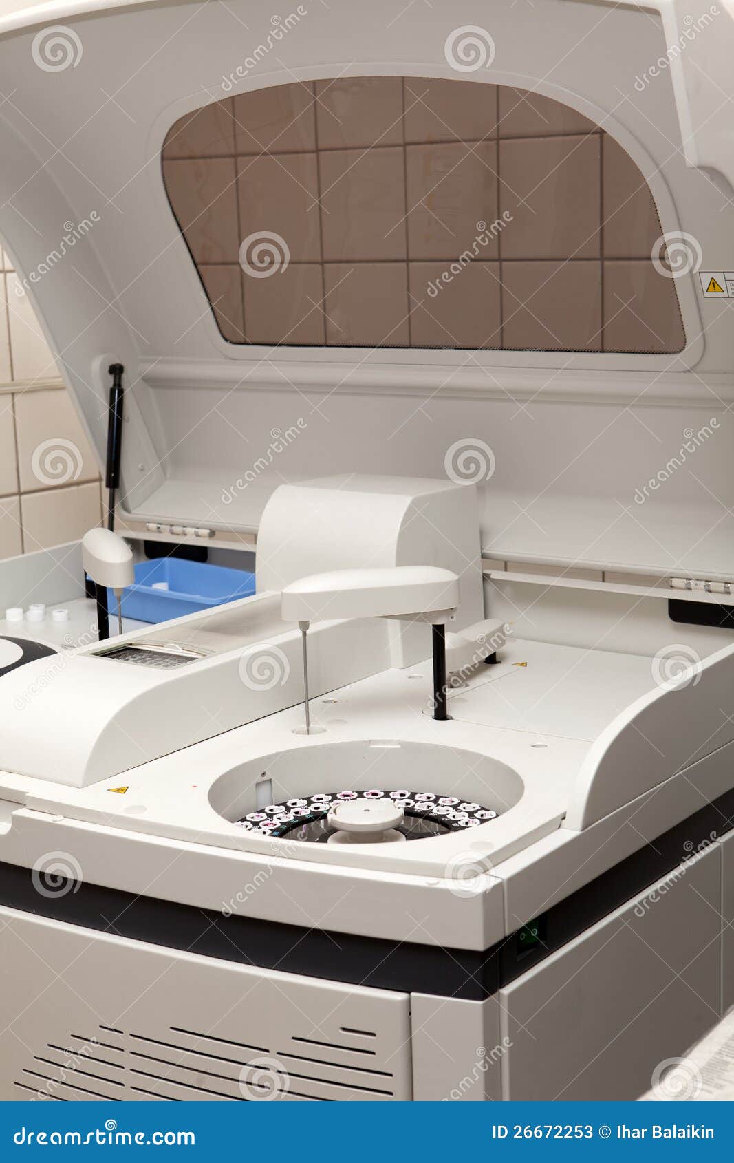 Robotical Machine for Centrifuge Blood Stock Image Image of health