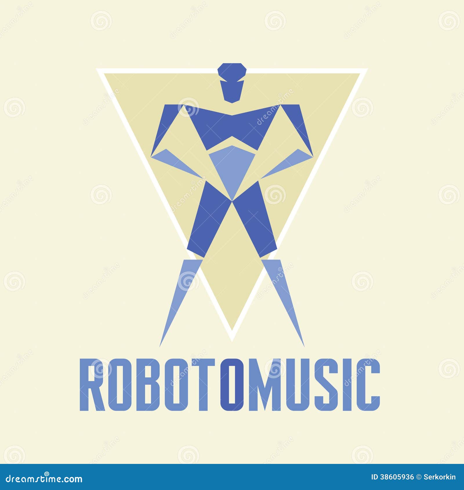 robotomusic -  logo template