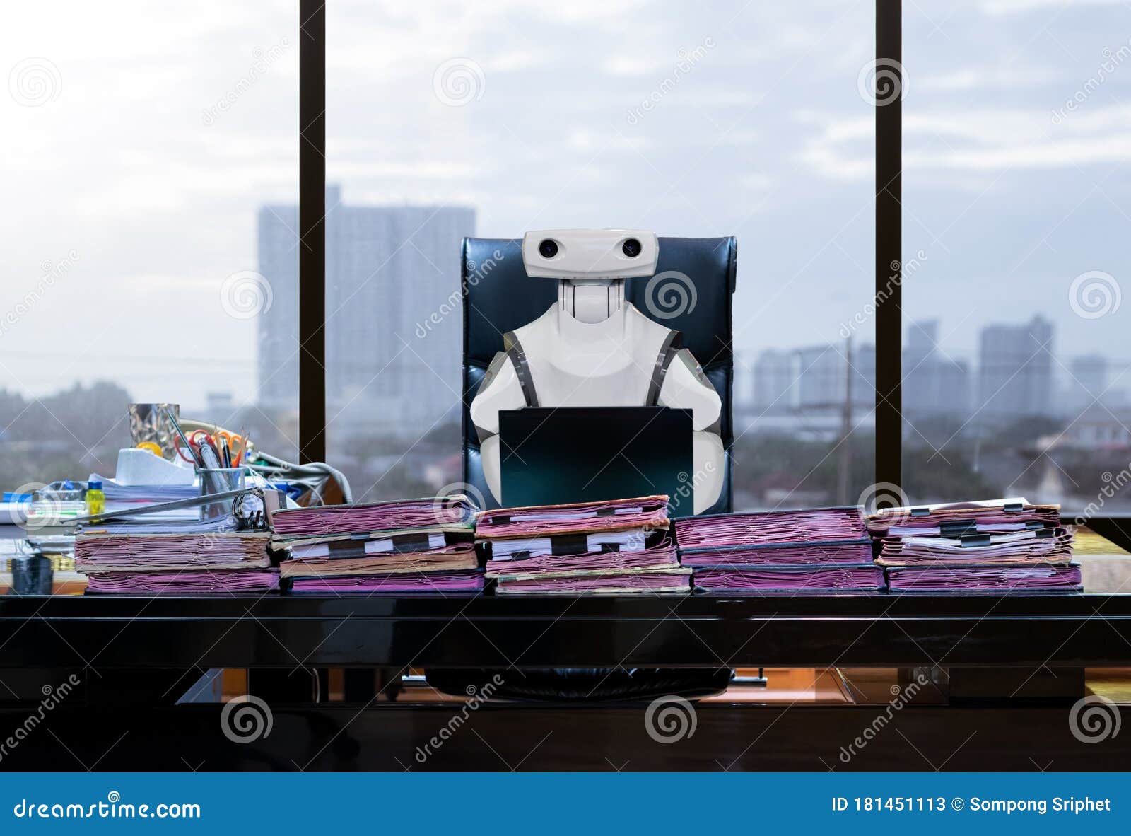 robots work for humans office business rpa robotic process automation
