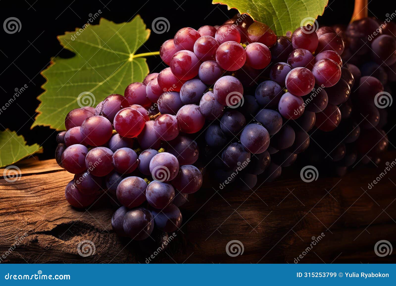 robust red wine grapes. generate ai