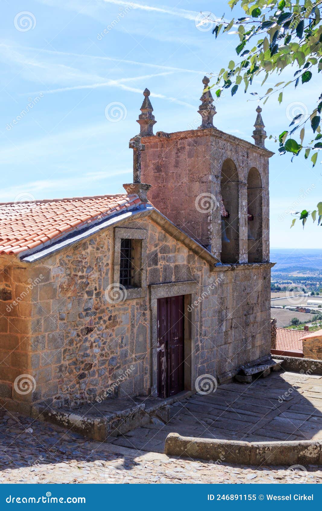 rocamador church in castelo rodrigo, portugal