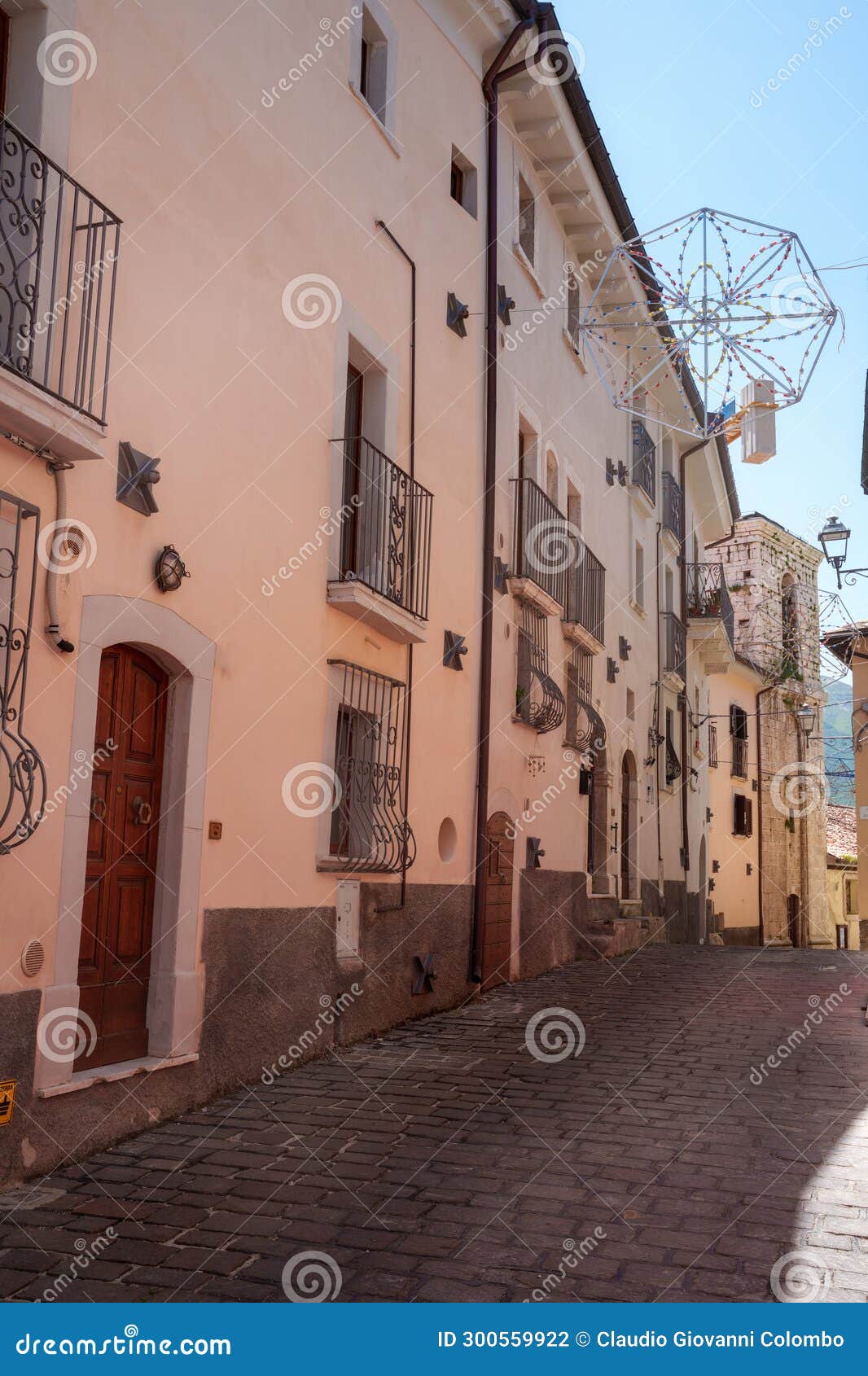 rocca di cambio, old town in abruzzo, italy