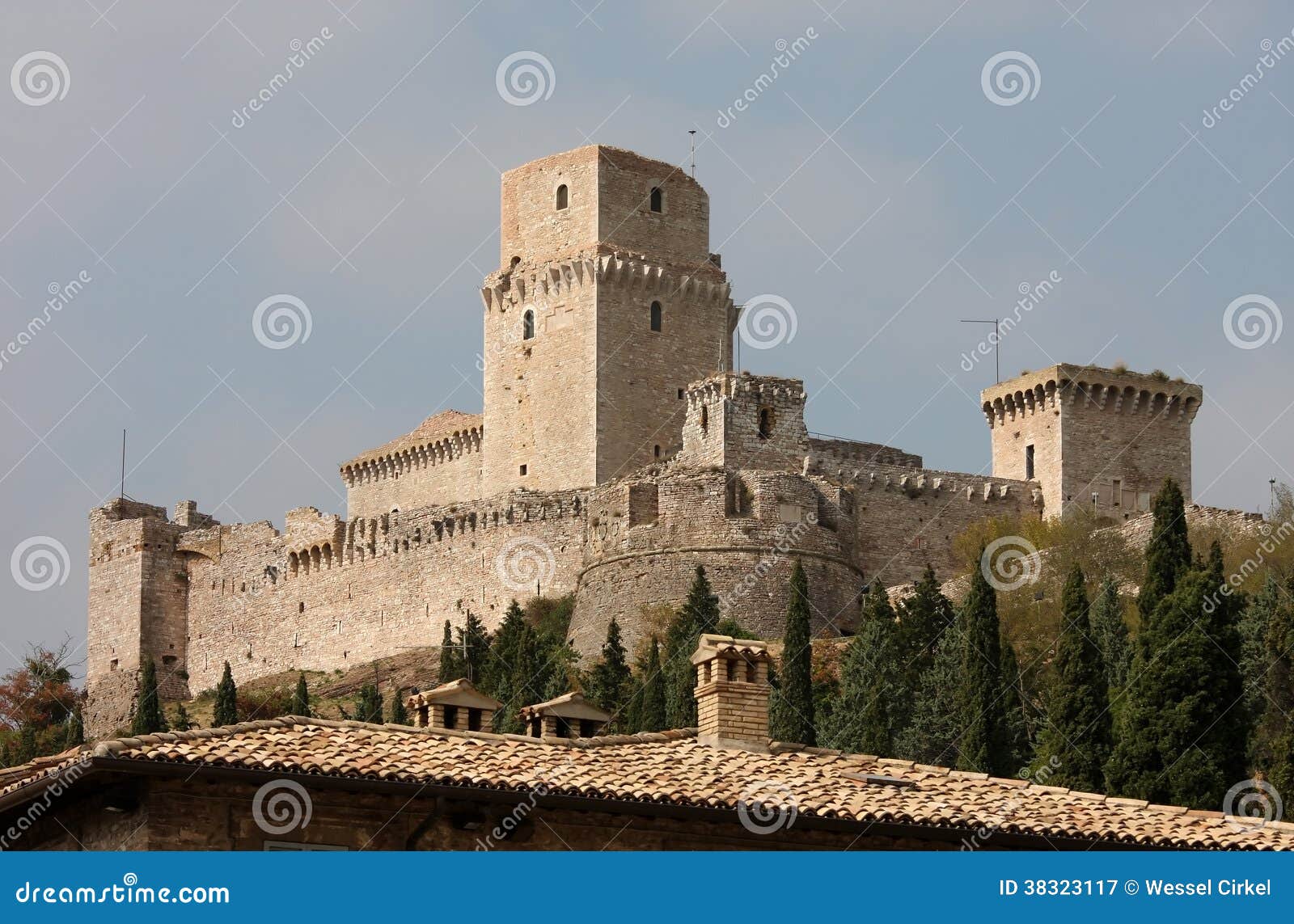 rocca maggiore, medieval castle, assisi