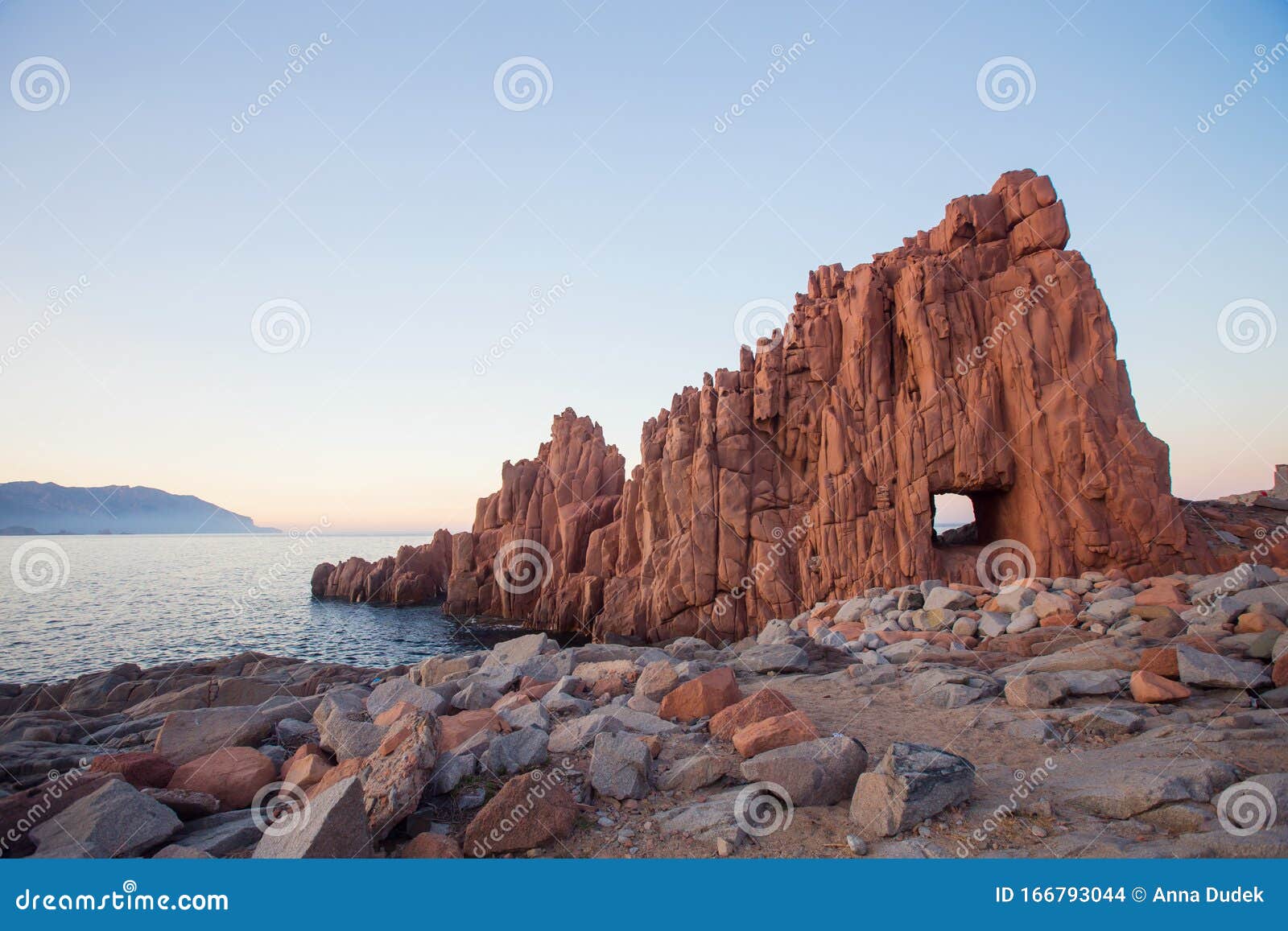 rocce rosse arbatax, sardinia