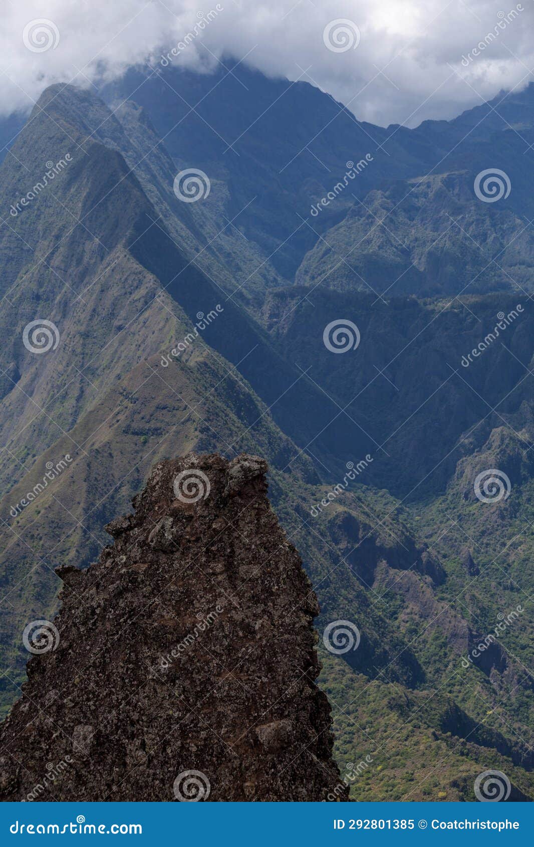 the roche vert bouteille in reunion island