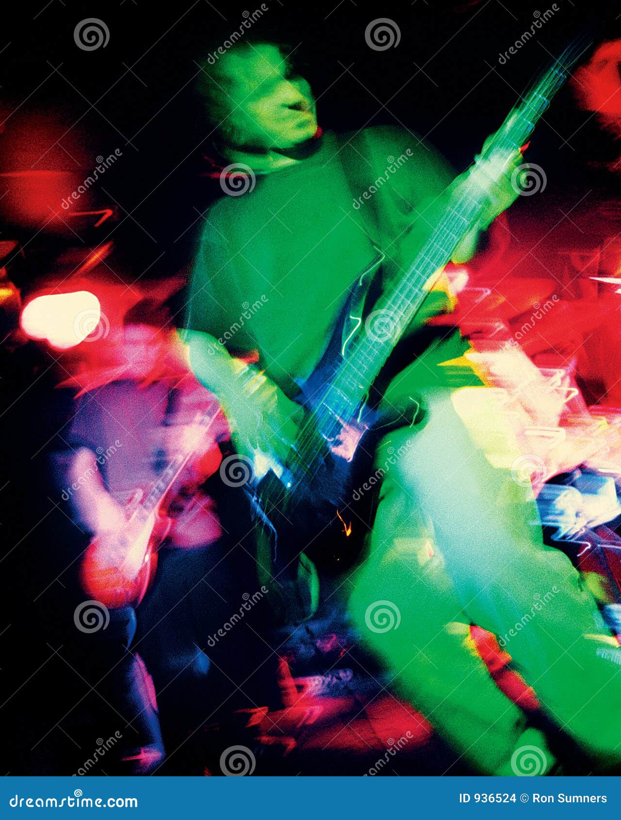 rock band atmosphere - grainy image