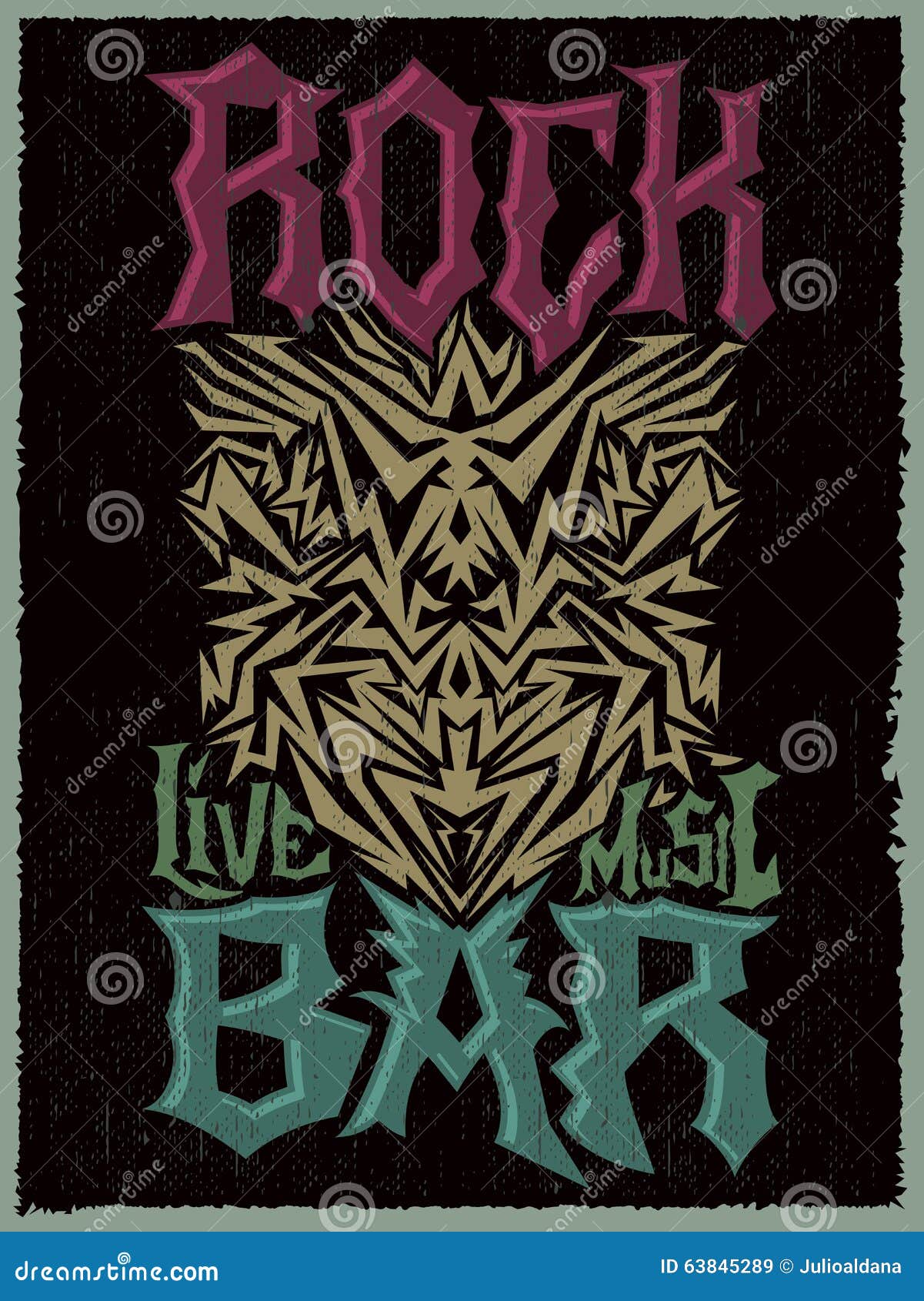 30 Most Hardcore Rock Illustration Posters  Rock poster design, Music  poster design, Music festival poster