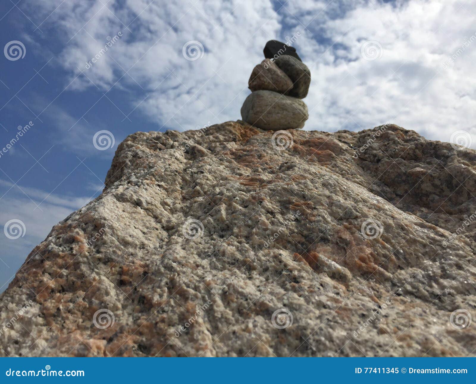 Rock stock image. Image of rock, rocks, island, block 77411345